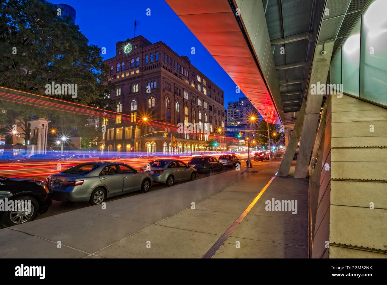 Cooper Union NYC - View Of The New And Modern Building Framing The ...