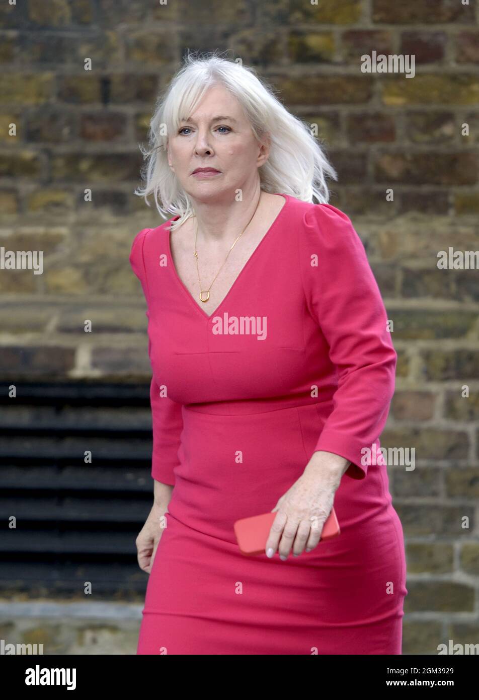 Nadine Dorries MP Arriving In Downing Street During A Cabinet Reshuffle 