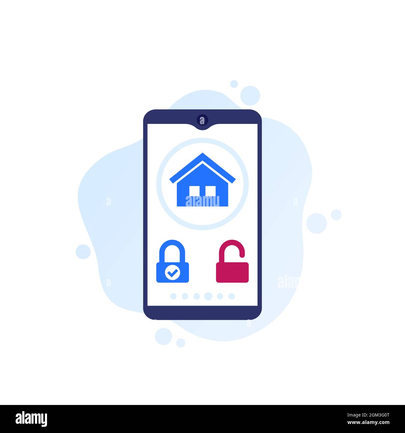 smart lock mobile app, vector design Stock Vector Image & Art - Alamy