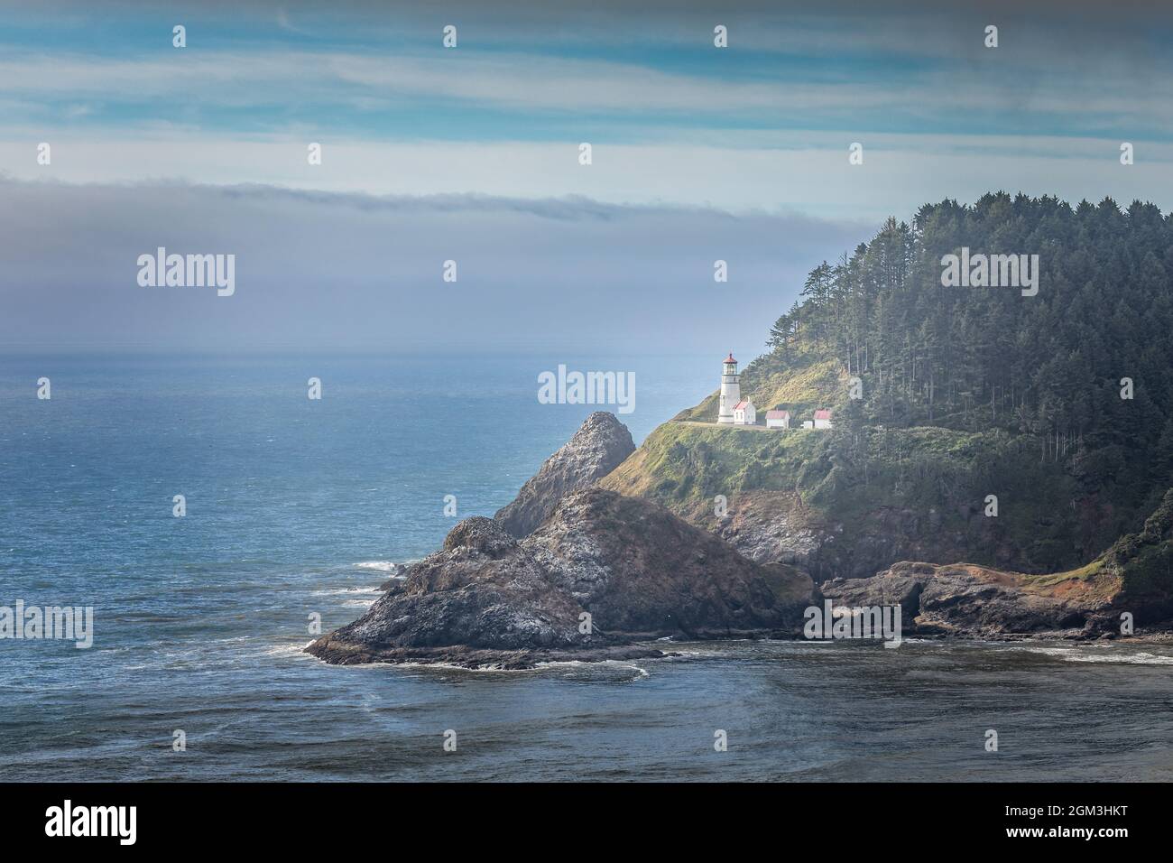 The historic Heceta Head Lighthouse, Florence Oregon USA Stock Photo ...