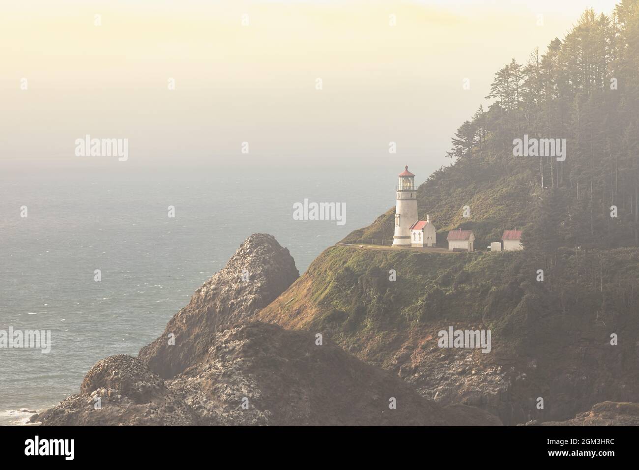 The historic Heceta Head Lighthouse, Florence Oregon U…