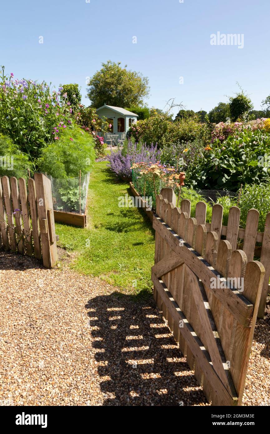 A summer garden Stock Photo