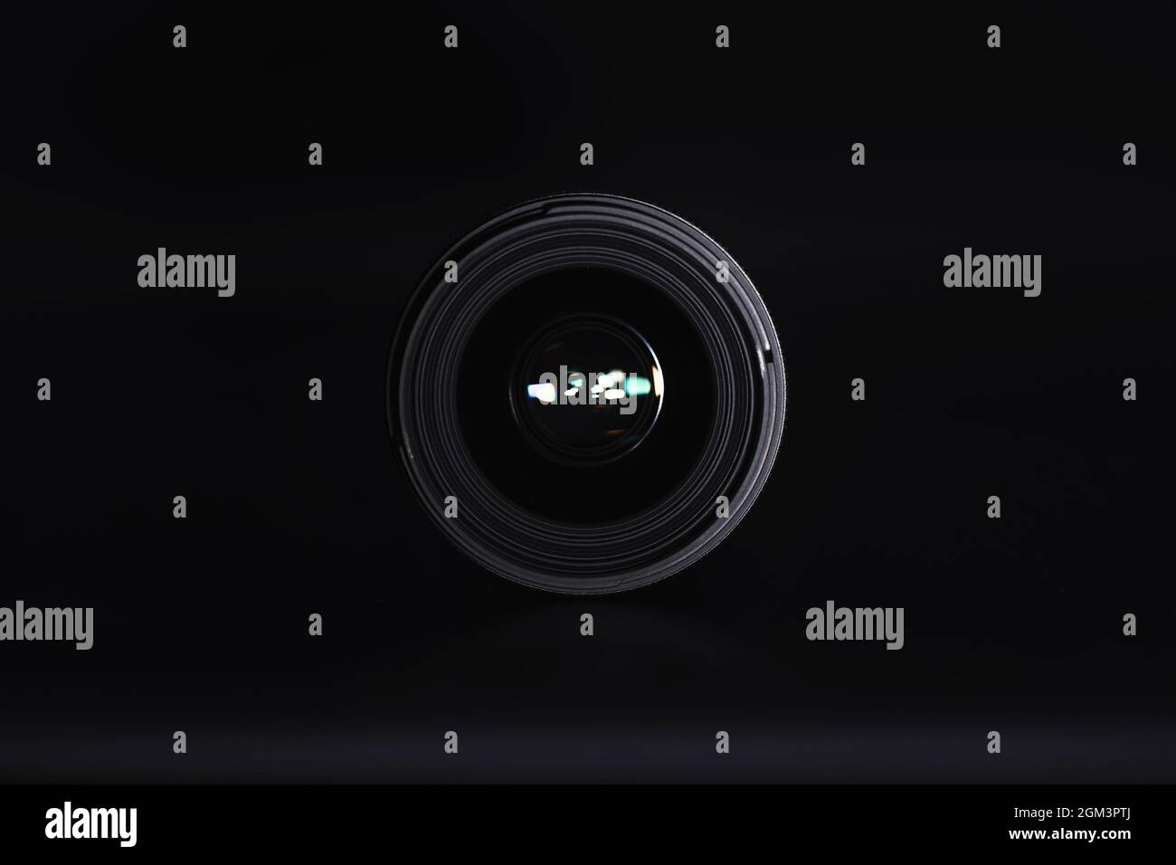 Optics to the camera on the operator’s desk. Flare in the glass of a