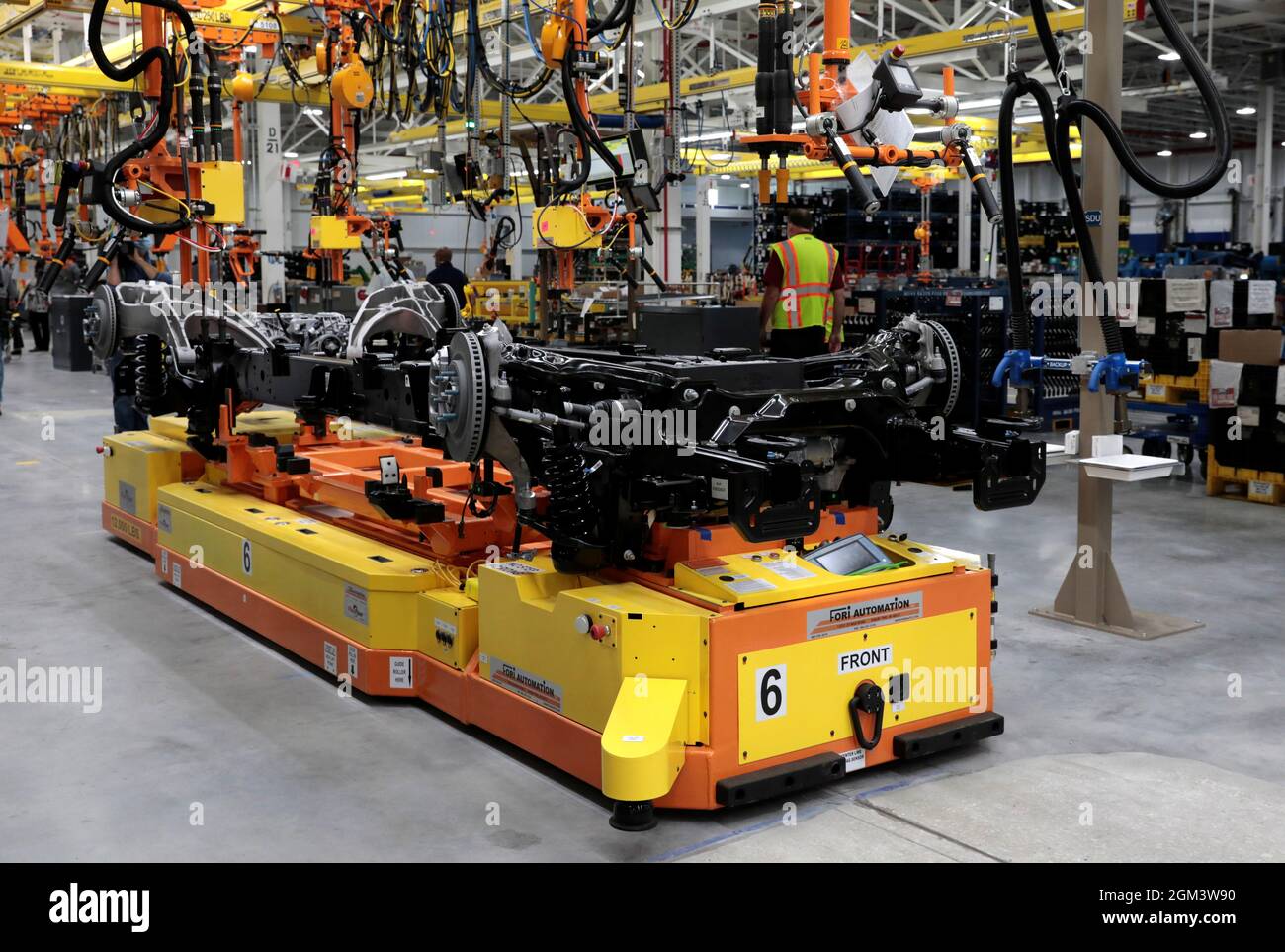 Ford rouge electric vehicle center hires stock photography and images