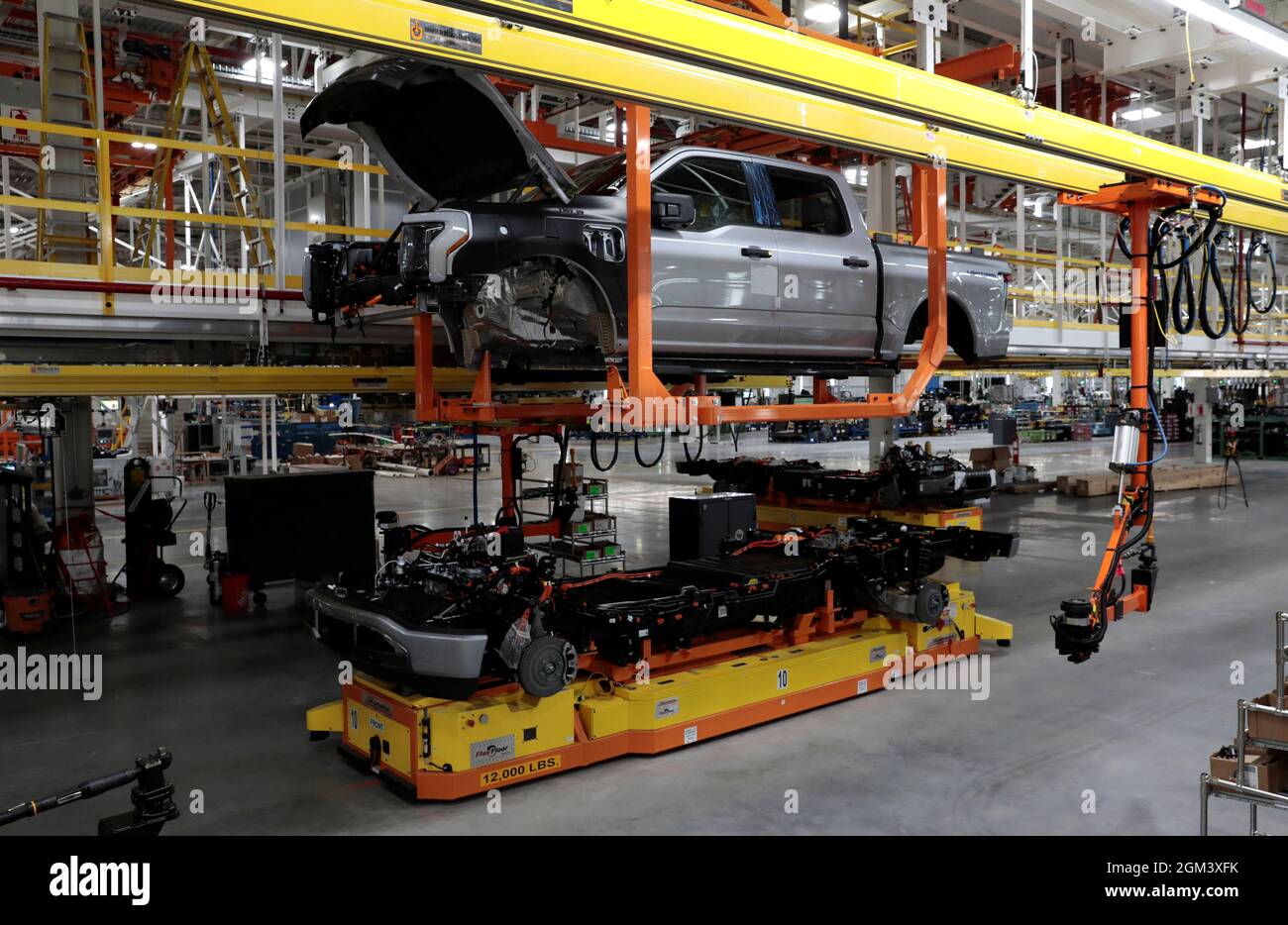 Ford rouge electric vehicle center hires stock photography and images