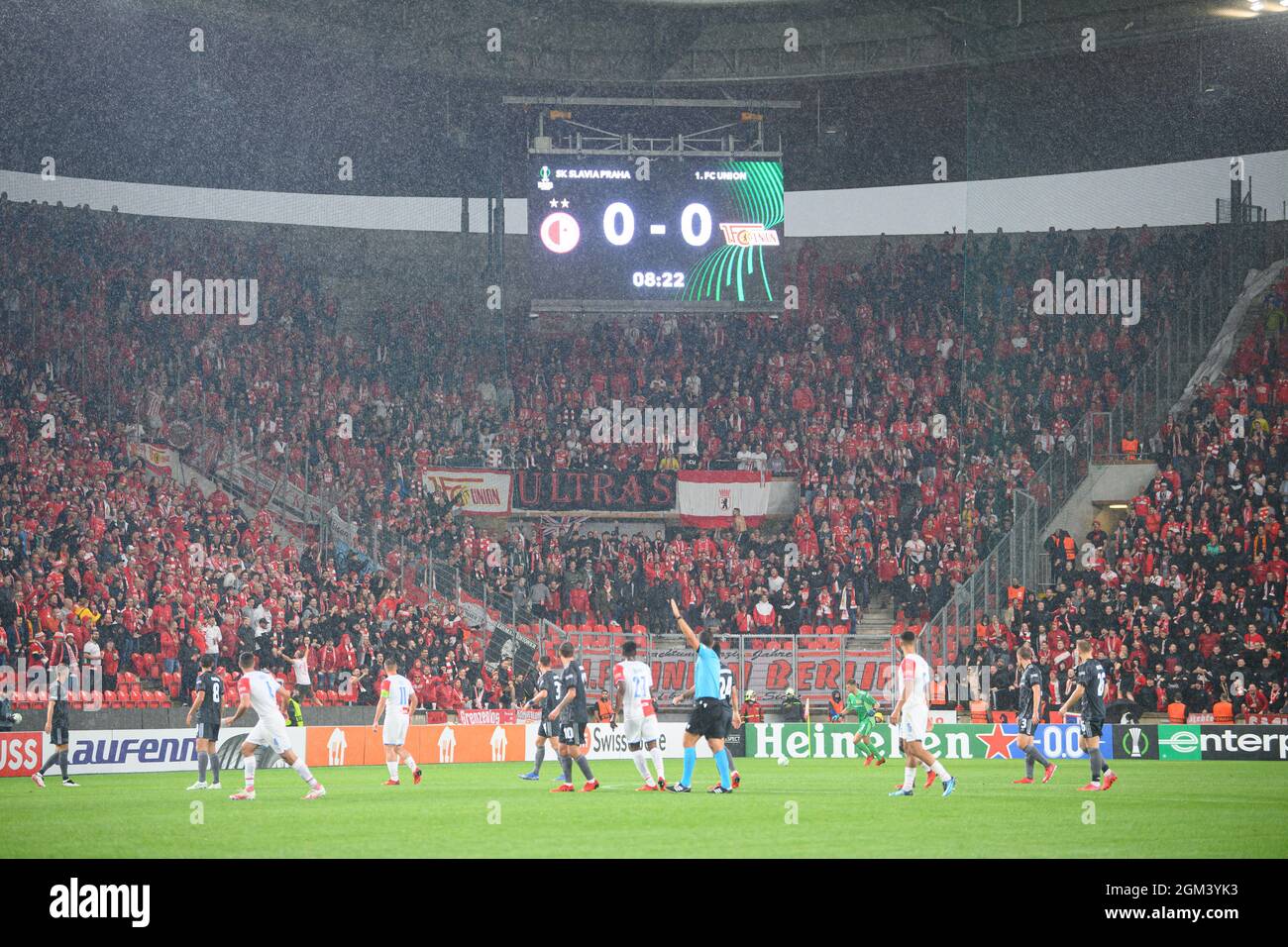 Visiting Slavia Prague football match