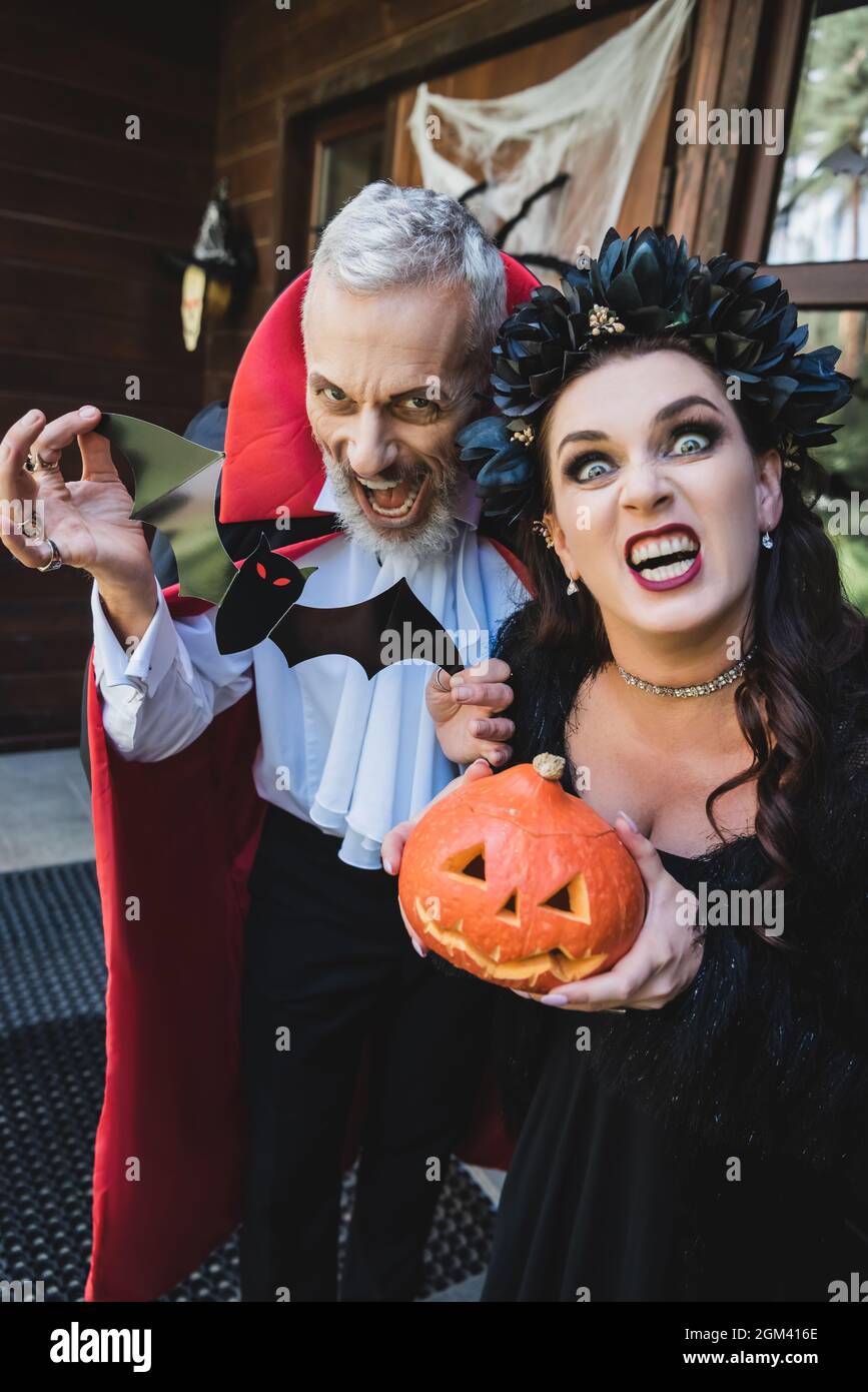Scary Couple Clown Costumes