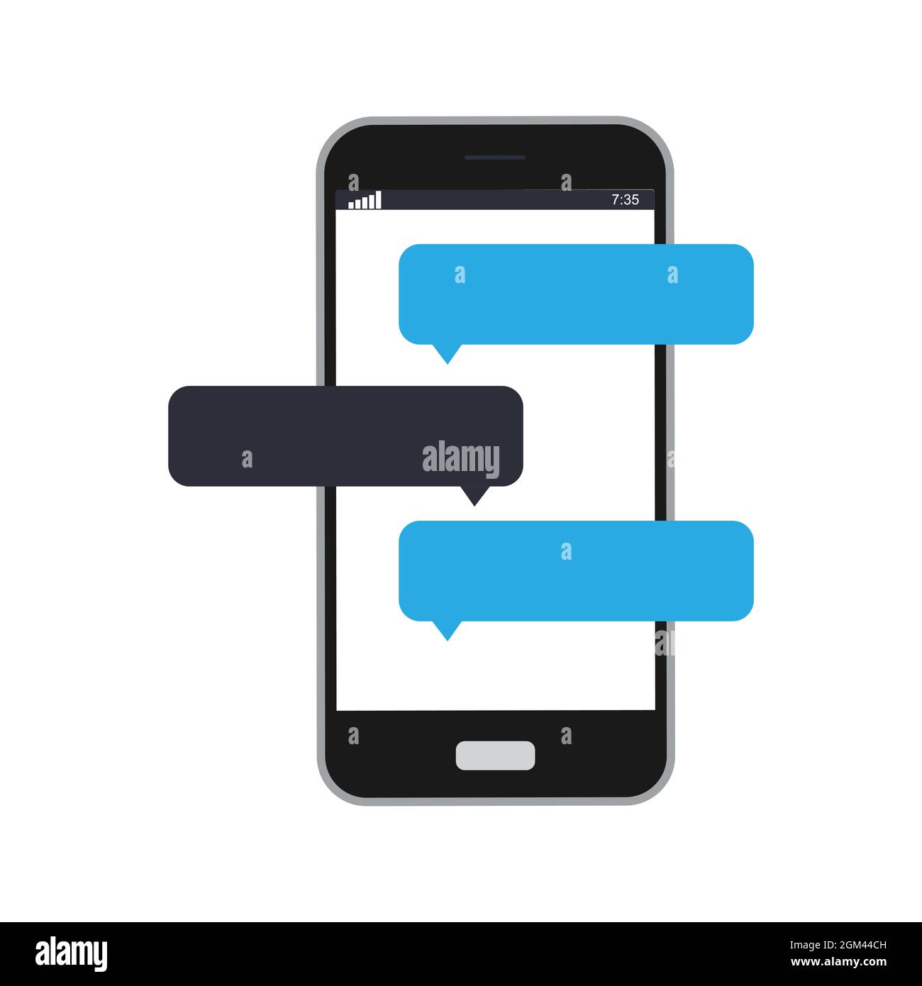 Mobile phone vector technology screen device illustration. Smartphone ...