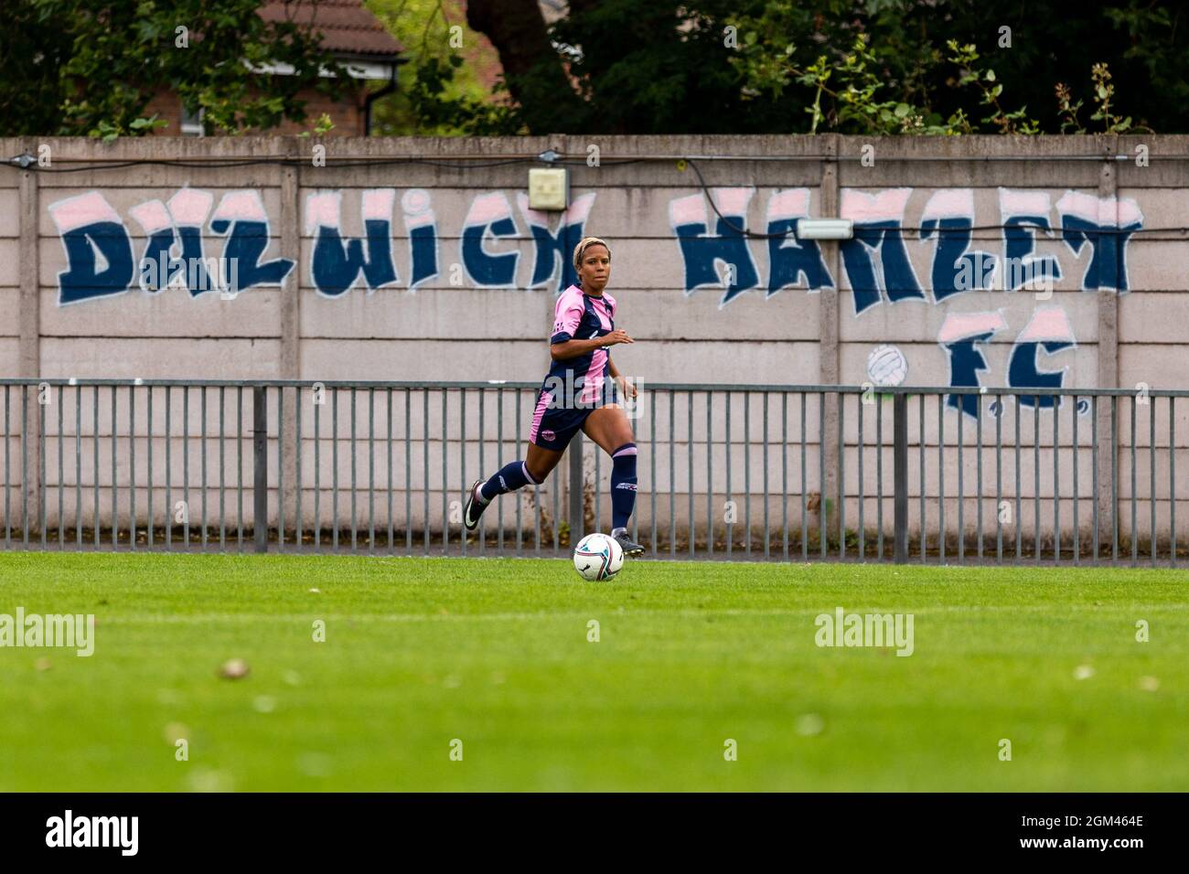 Havana McElvaine of Dulwich Hamlet FC Women at Champion Hill. 8ths August, 2021 Stock Photo