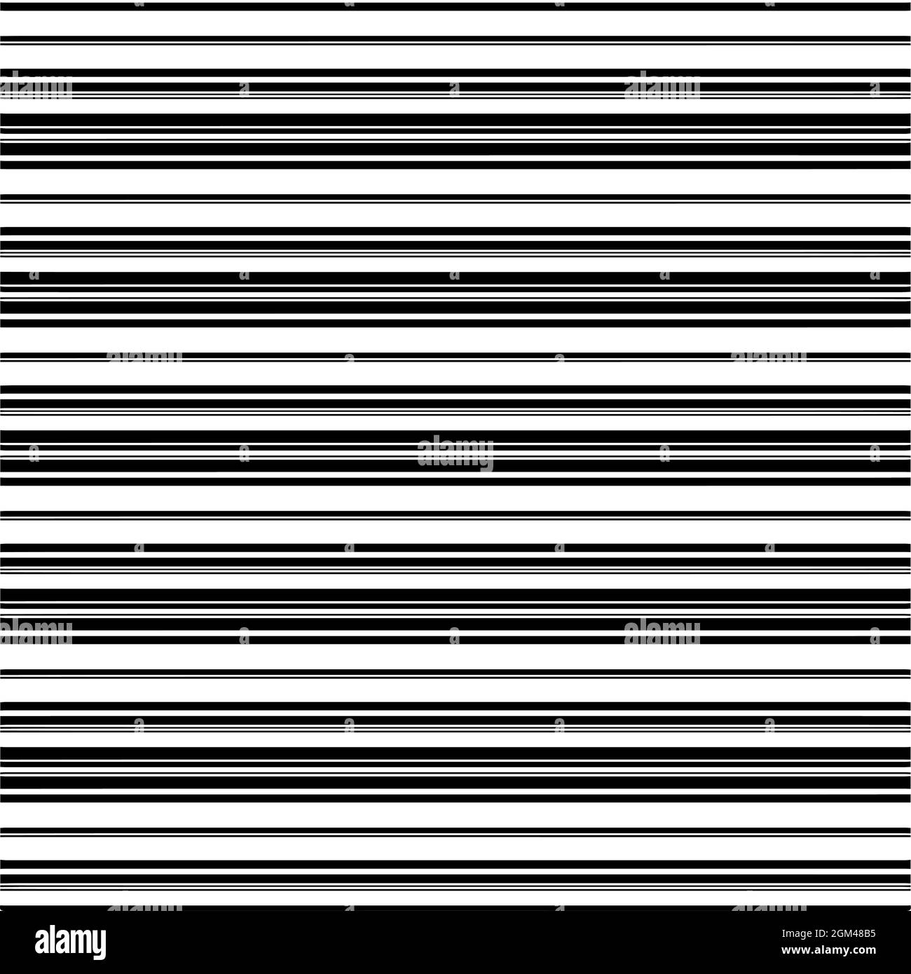 Narrow blackwhite horizontal lines. Striped seamless pattern, abstract