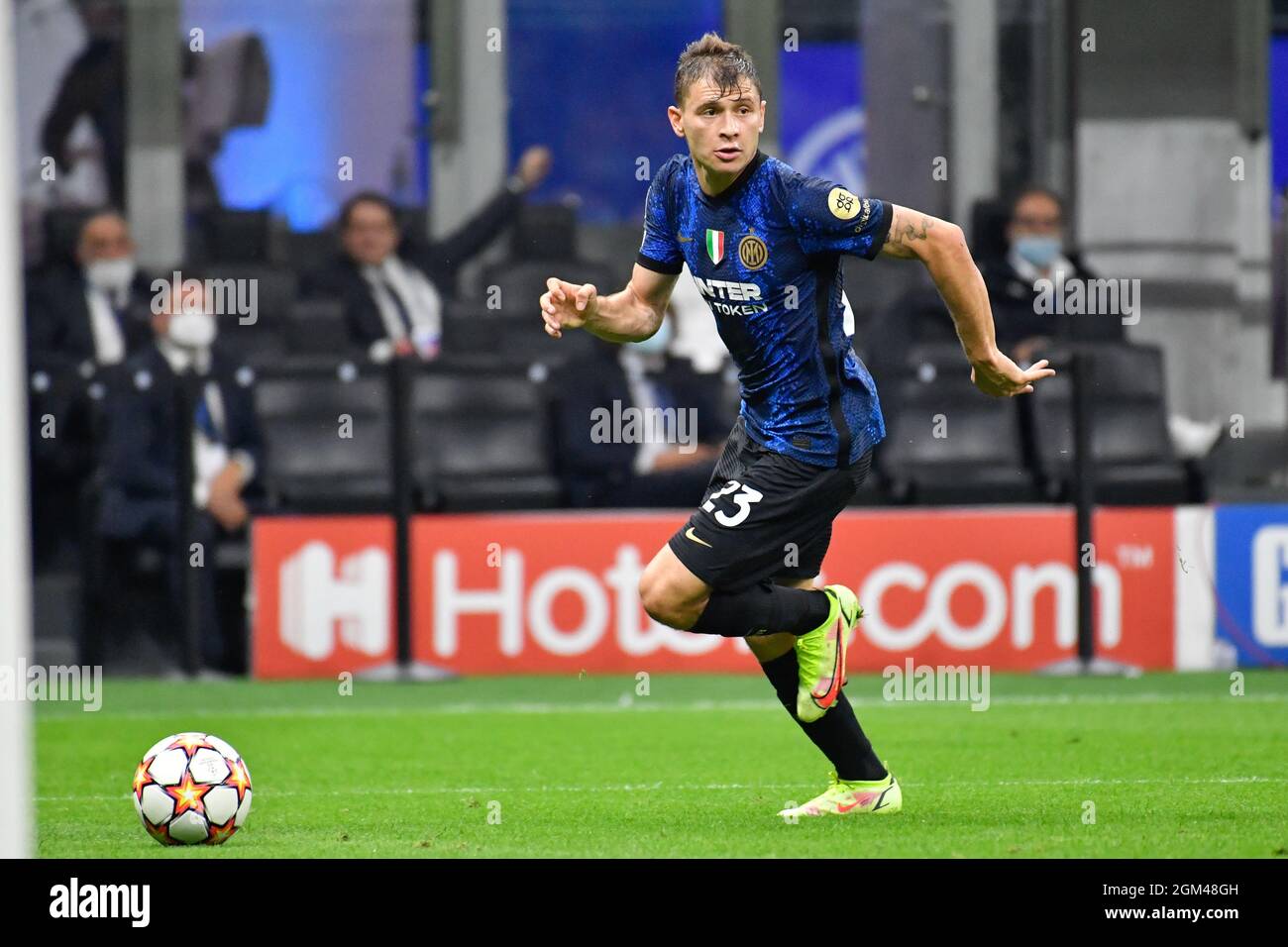 Milano Italy 15th Sep 2021 Nicolo Barella 23 Of Inter Seen During milano-italy-15th-sep-2021-nicolo-barella-23-of-inter-seen-during