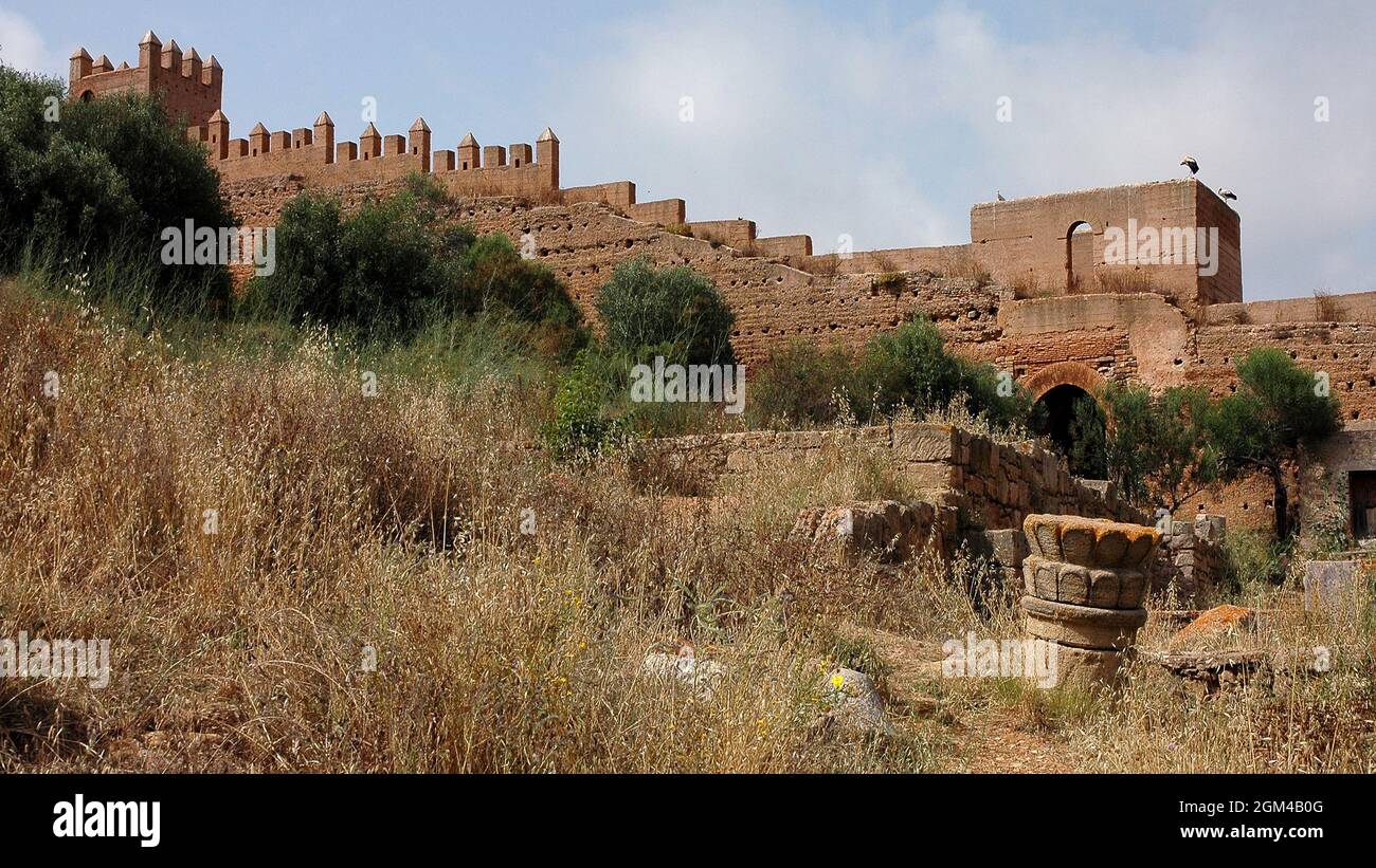 Kasbah Chellah in Rabat in Morocco Stock Photo - Alamy
