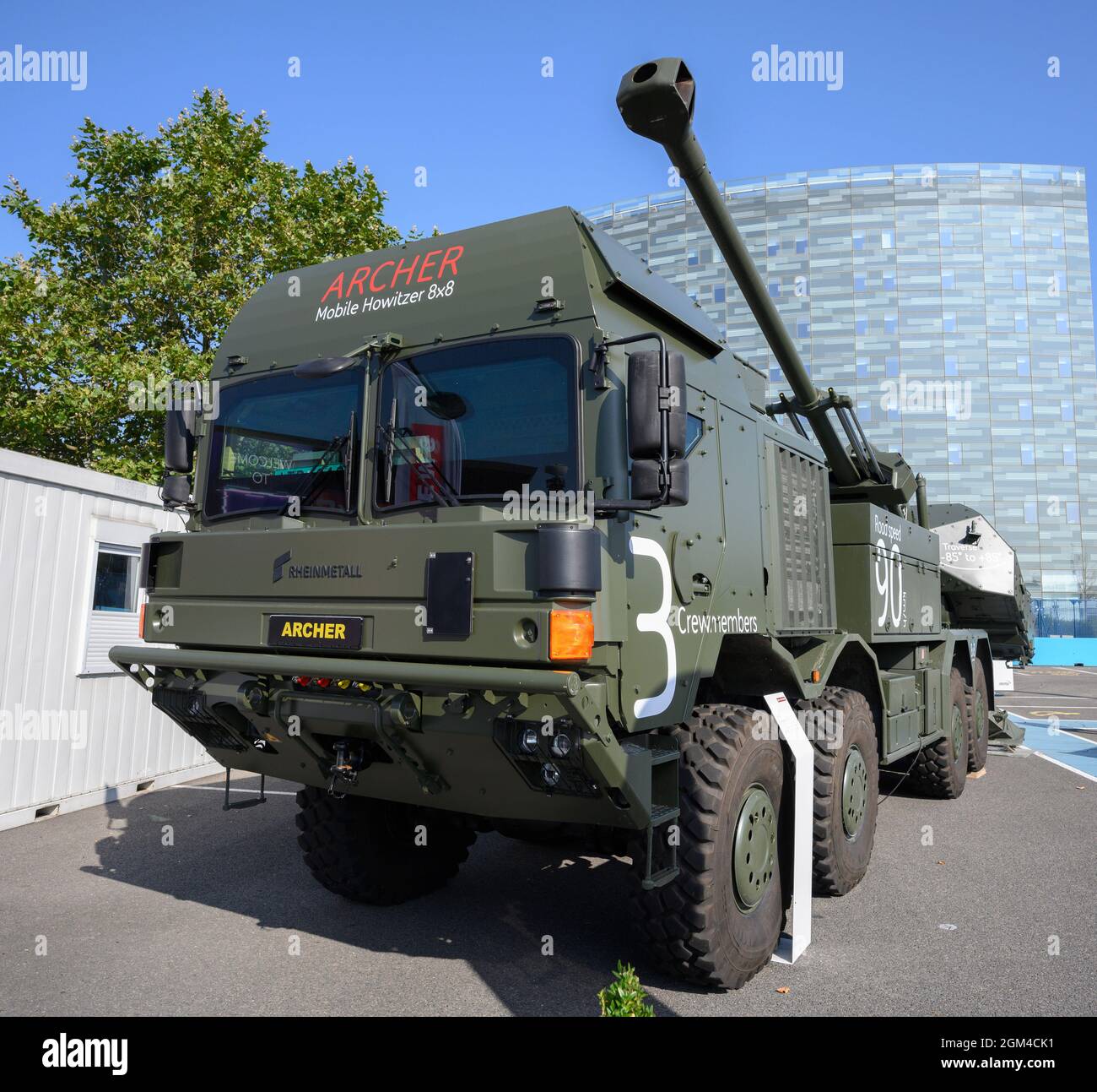 Bae systems archer mobile howitzer hires stock photography and images