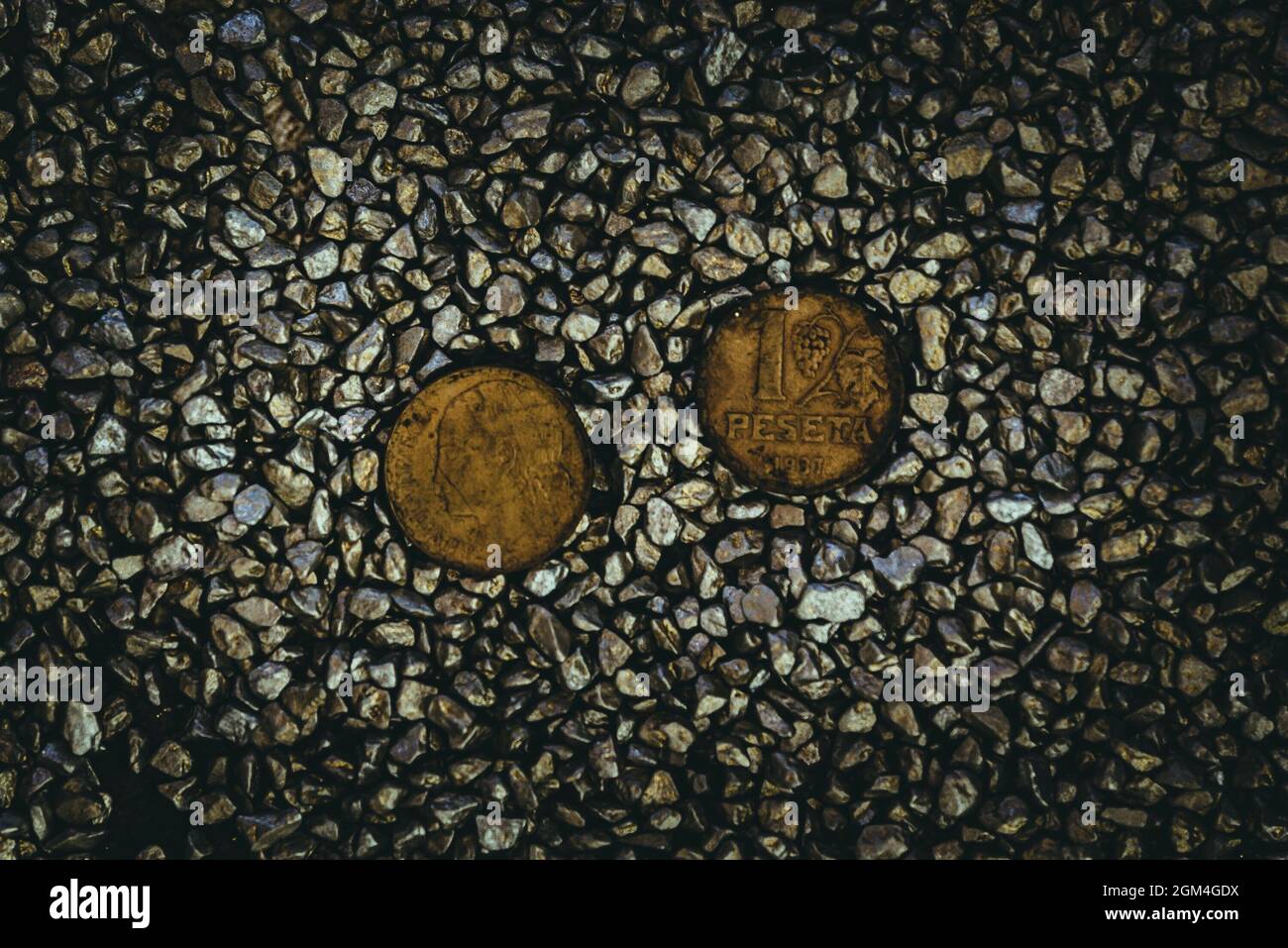 Bank cash top view hi-res stock photography and images - Alamy
