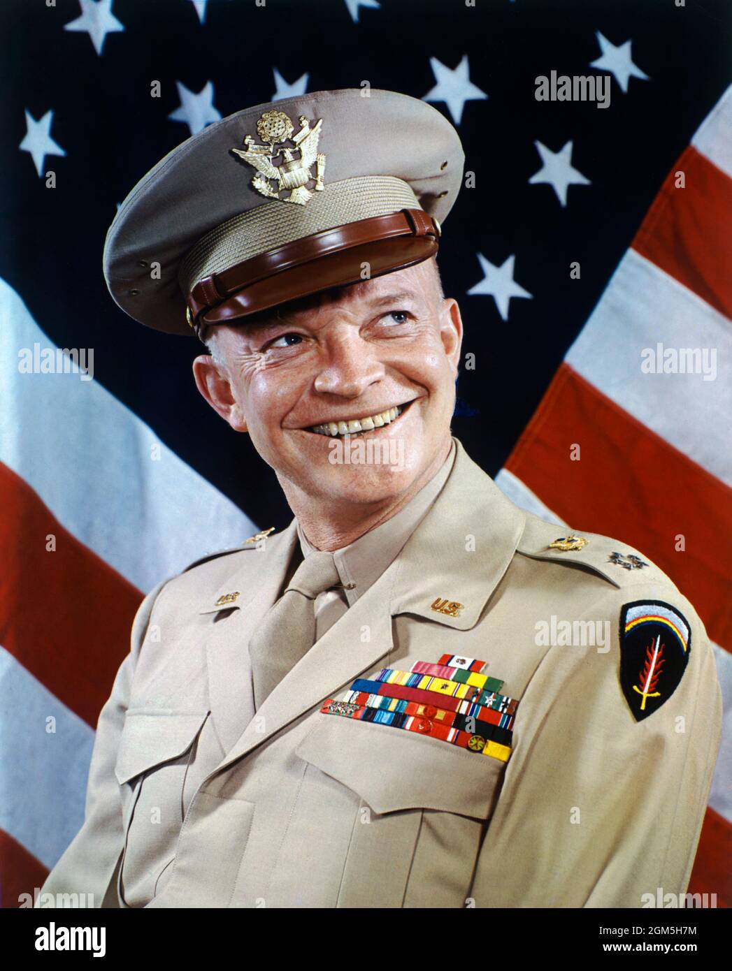 General Dwight D Eisenhower (1890 1969) head and shoulders Portrait General Dwight D Eisenhower (1890 1969) head and shoulders Portrait