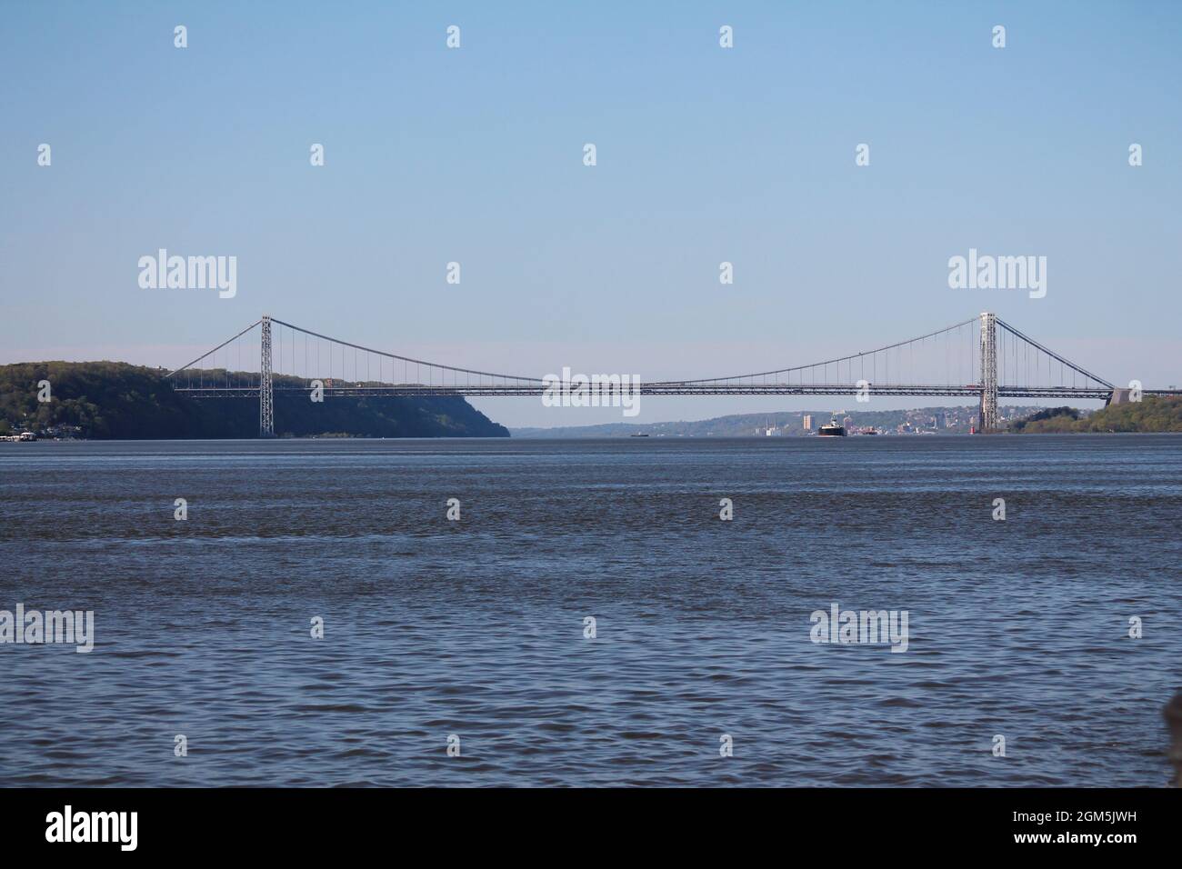 Washington bridge connecting New Jersey and New York City Stock Photo Alamy
