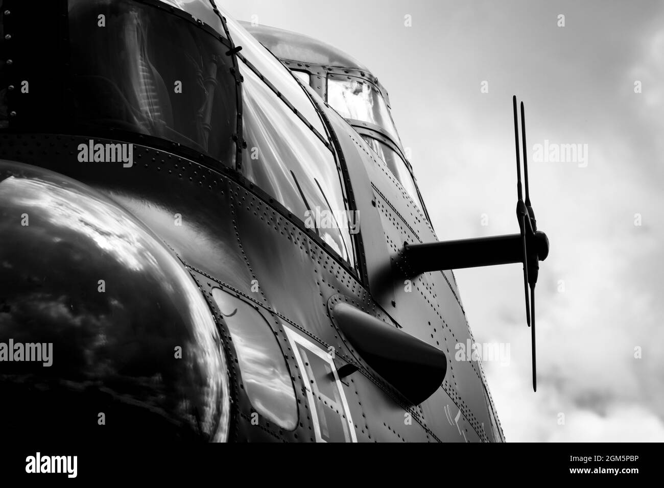 Avro Lancaster Bomber 'Just Jane' NX611, of the type used by the Dambusters that carried the 'Bouncing Bomb' Stock Photo