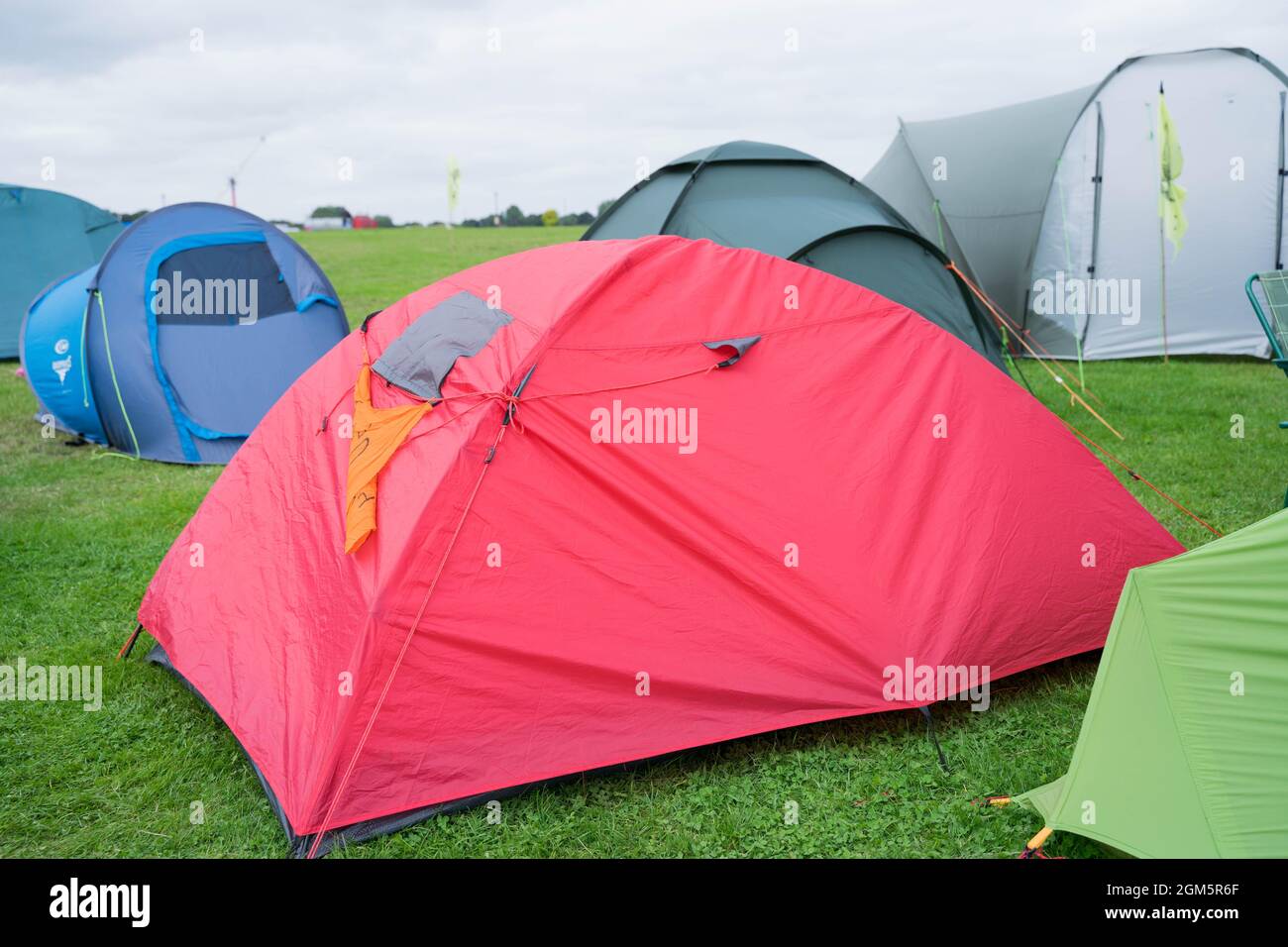 Blackheath common has turned into camping site with colourful tents of  different shapes and sizes, England UK Stock Photo - Alamy