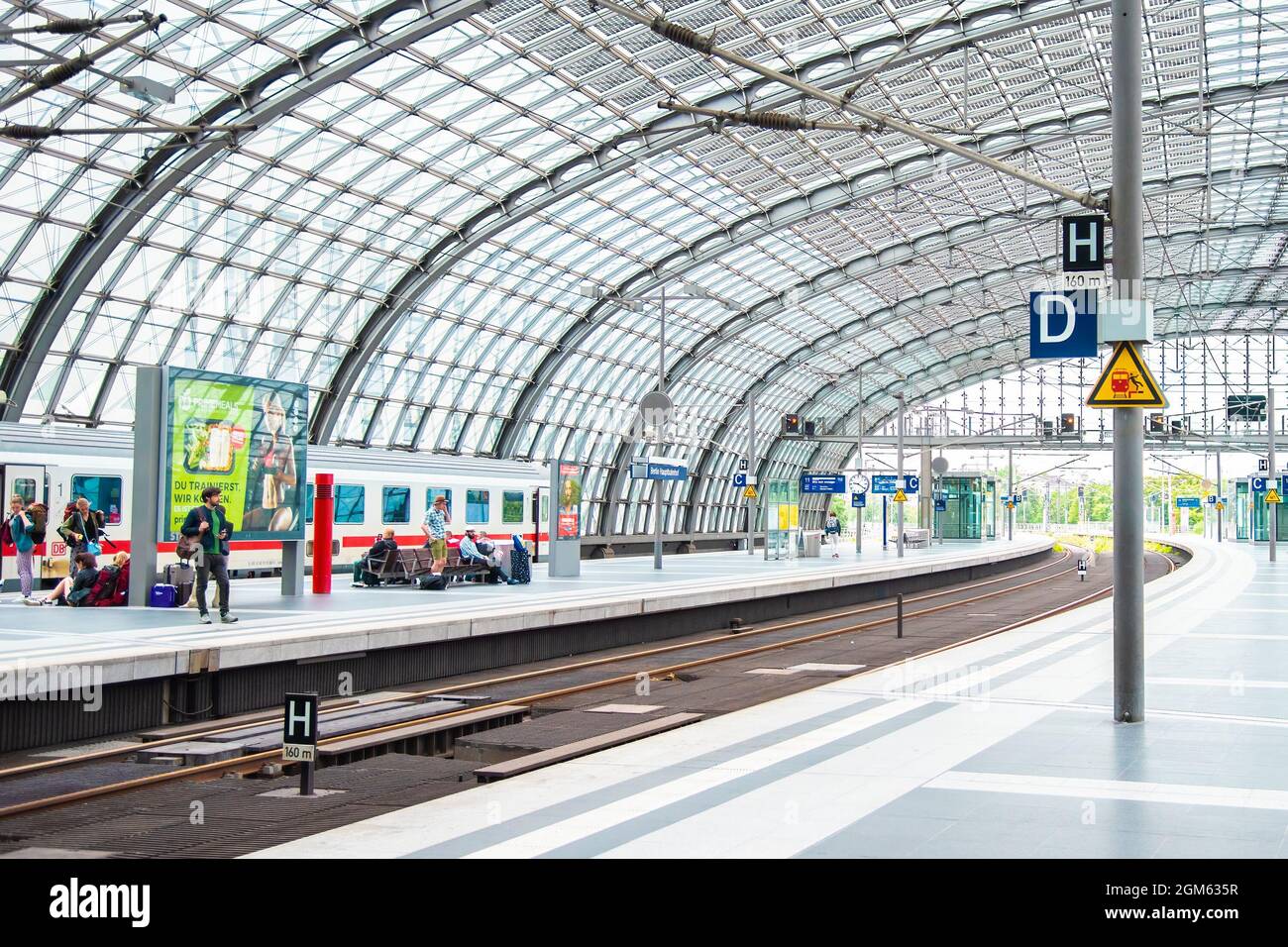 Berlin Hauptbahnhof is Berlin main railway station. Taken in Berlin ...