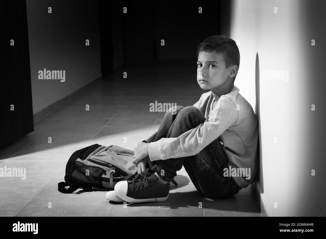 Bully Bullying Black and White Stock Photos & Images - Alamy