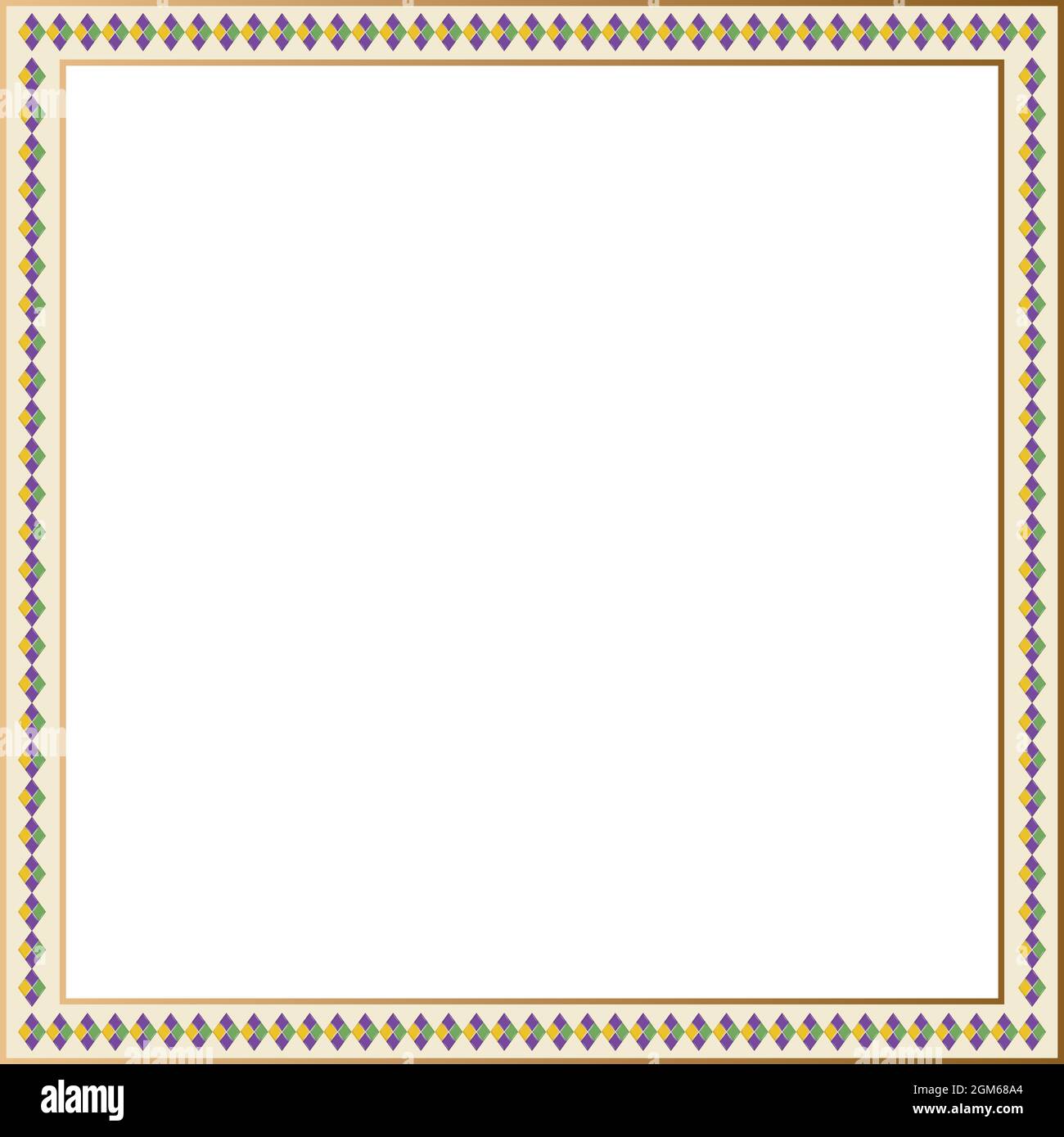 Isolated golden vintage frame with dots Stock Vector Image & Art - Alamy