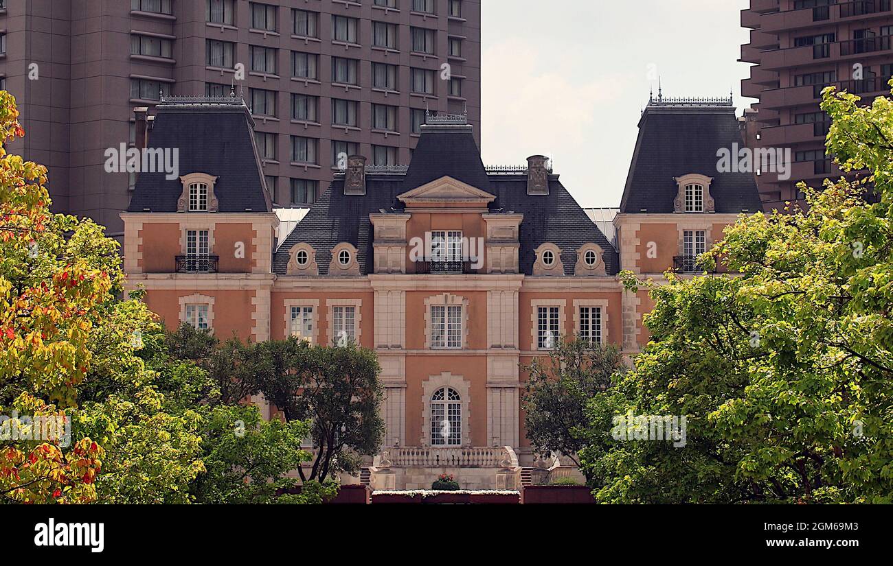 Chateau Jouel Robuchon in Yebisu Garden Place in the Ebisu area of Tokyo Stock Photo