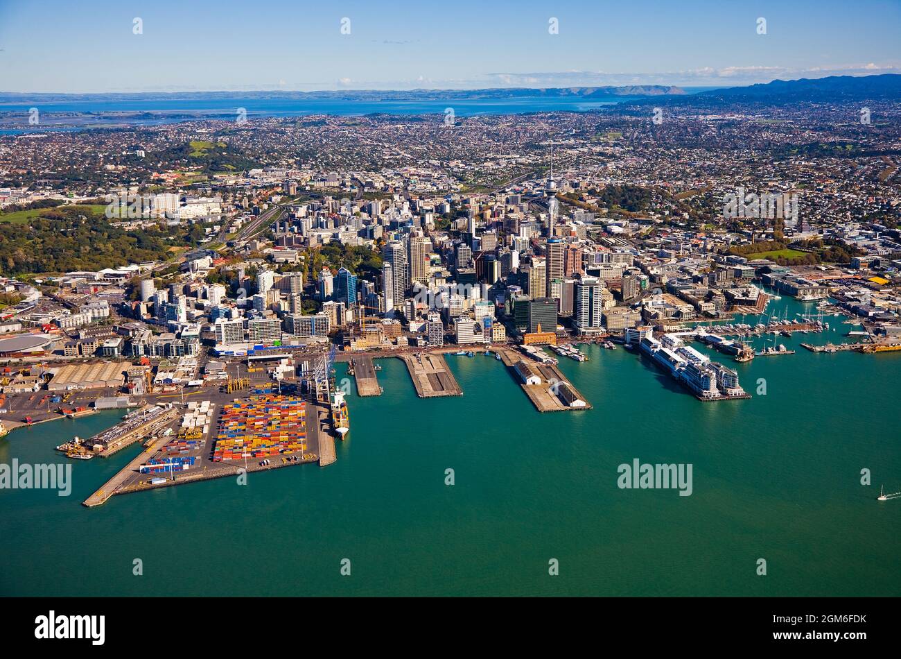 Auckland Central Stock Photo