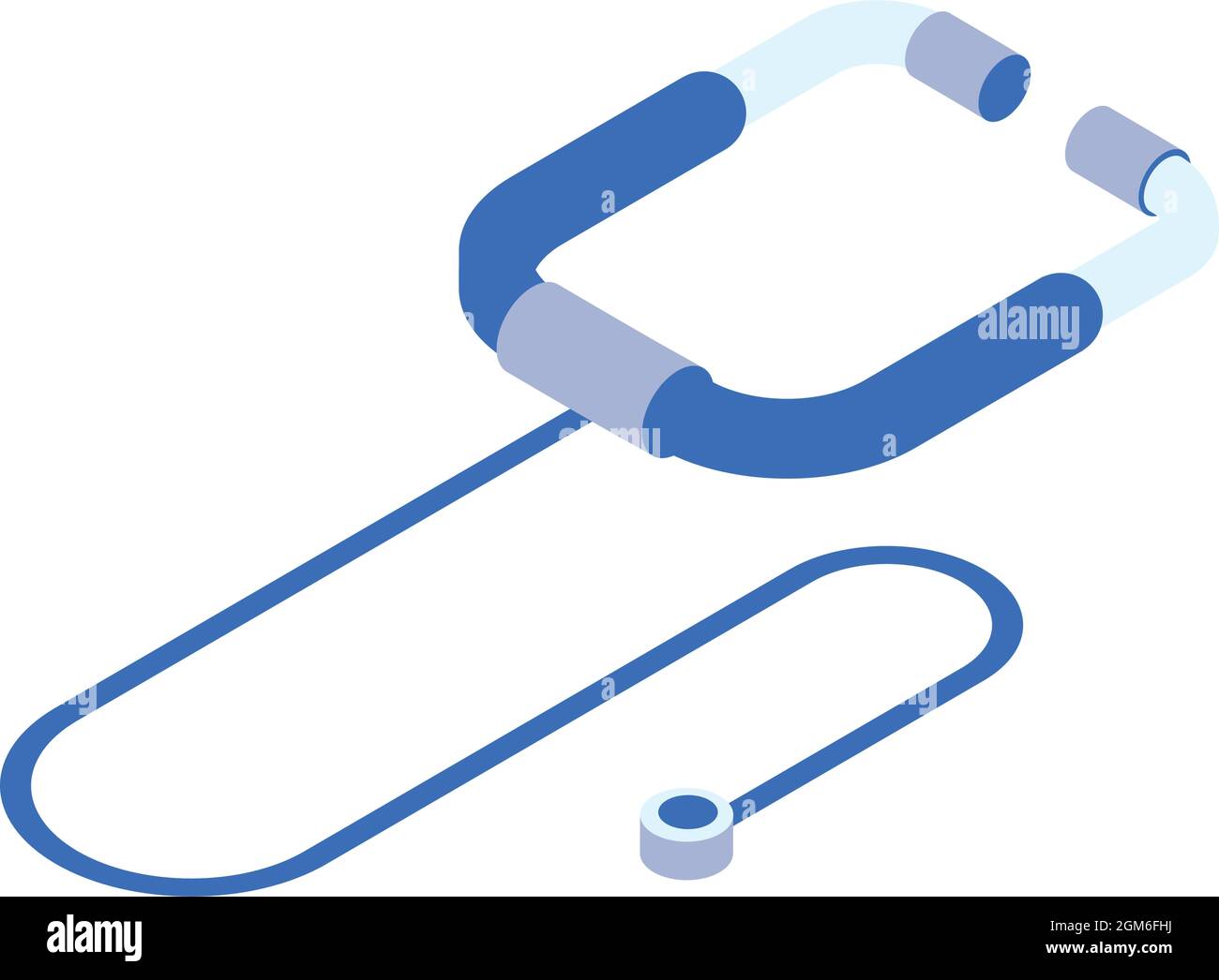 medical stethoscope on white background Stock Vector Image & Art - Alamy