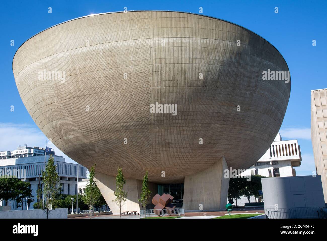 Views of the Nelson Rockefeller Empire State Plaza in Albany, New York. Stock Photo