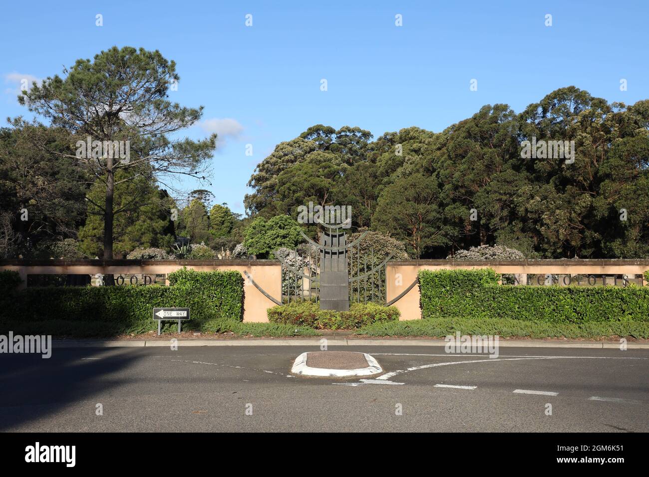 Entrance to Rookwood Cemetery (Rookwood Necropolis) on East Street