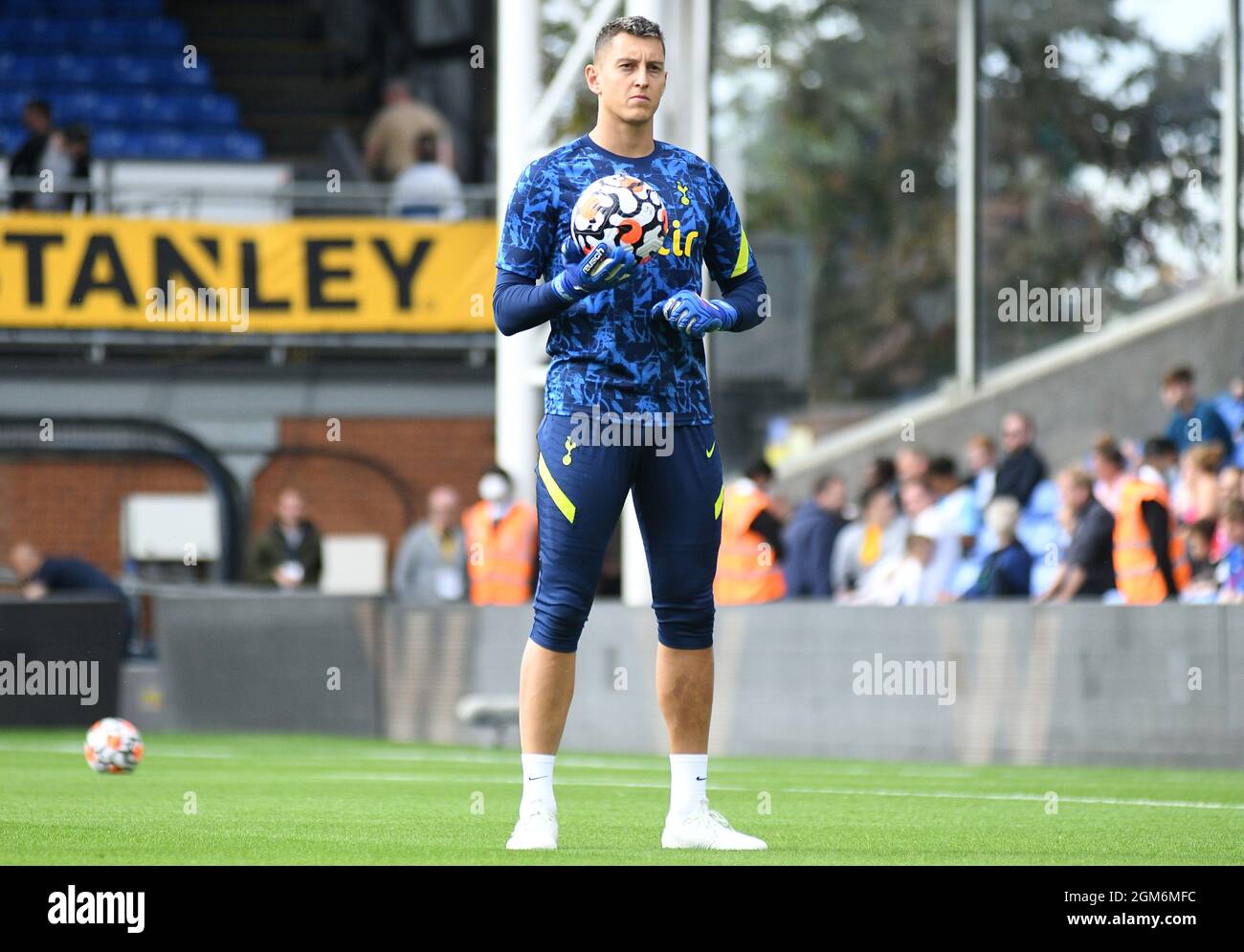 LONDON, ENGLAND - SEPTEMBER 11, 2021: Pierluigi Gollini of Tottenham pictured ahead of the 2021/22 Premier League matchweek 4 game between Crystal Palace FC and Tottenham Hotspur FC at Selhurst Park. Copyright: Cosmin Iftode/Picstaff Stock Photo