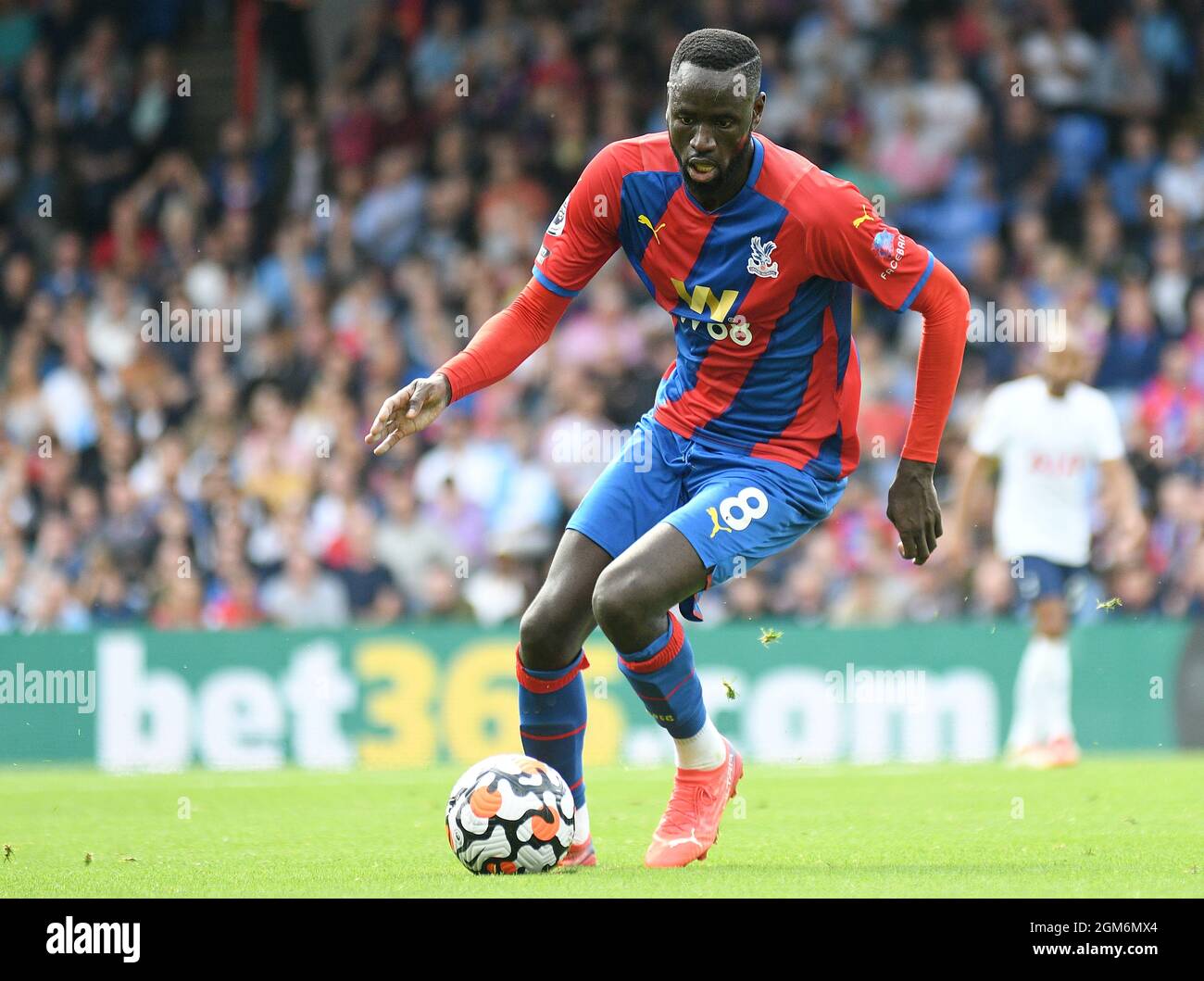 LONDON, ENGLAND - SEPTEMBER 11, 2021: Cheikhou Kouyate of Palace pictured during the 2021/22 Premier League matchweek 4 game between Crystal Palace FC and Tottenham Hotspur FC at Selhurst Park. Copyright: Cosmin Iftode/Picstaff Stock Photo
