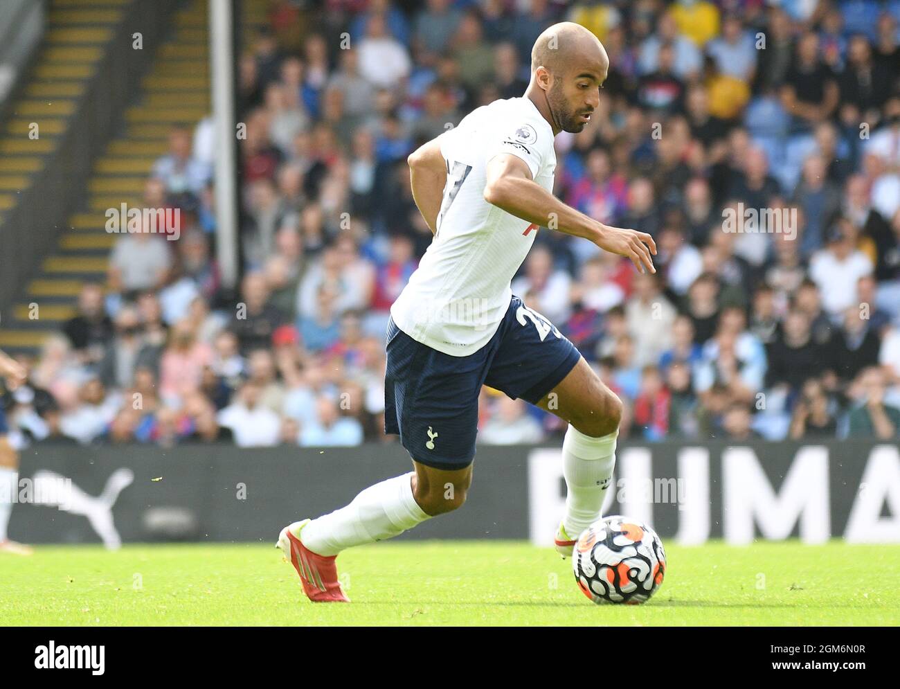 LONDON, ENGLAND - SEPTEMBER 11, 2021: Lucas Rodrigues Moura da Silva of Tottenham pictured during the 2021/22 Premier League matchweek 4 game between Crystal Palace FC and Tottenham Hotspur FC at Selhurst Park. Copyright: Cosmin Iftode/Picstaff Stock Photo