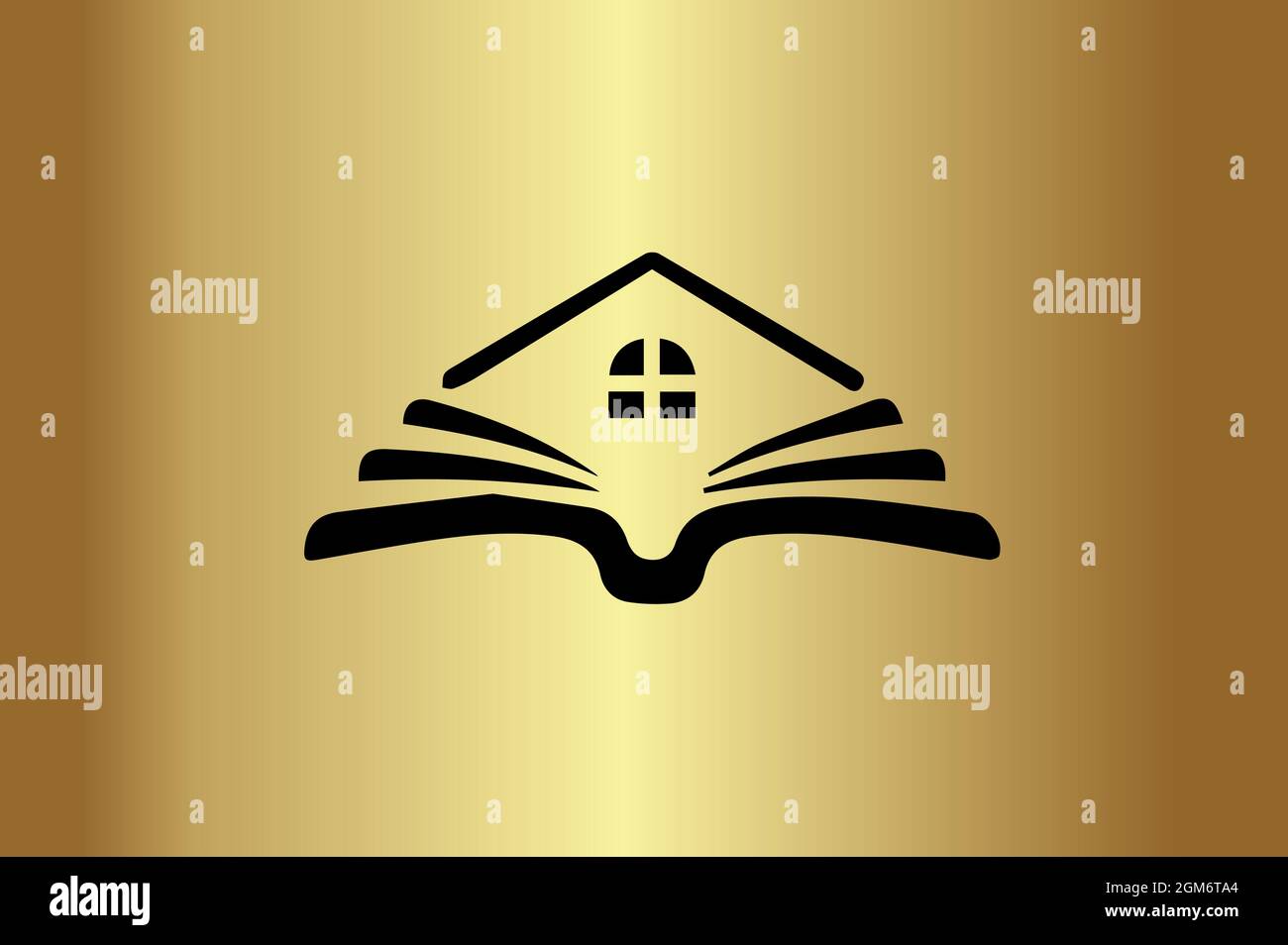 Educational elegant logo initial design logo vector Stock Vector