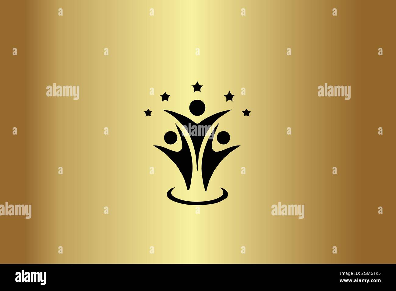 Educational elegant logo initial design logo vector Stock Vector