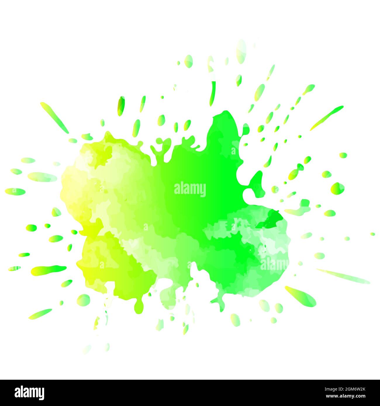 Ink drop. Round, ragged inkblot. Vector illustration Stock Vector Image ...
