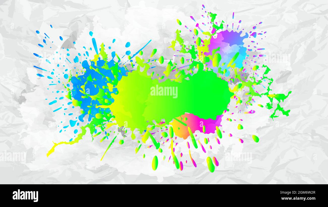 Ink drop. Round, ragged inkblot. Vector illustration Stock Vector Image ...