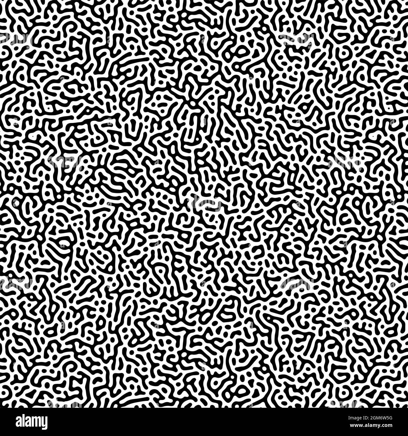 Cyclic Symmetric Multiscale Turing Pattern. Monochrome texture Stock ...
