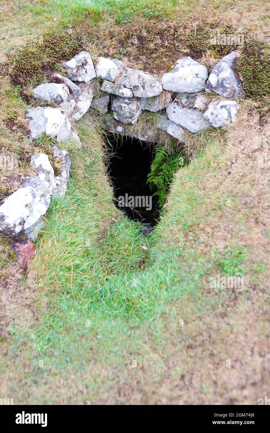 Souterrain on the Isle of Canna Stock Photo