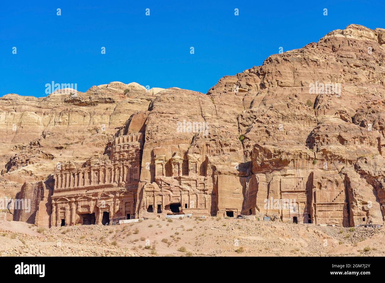 A view from The Royal Tombs (Silk Tomb and Corinthian Tomb) in Ancient ...