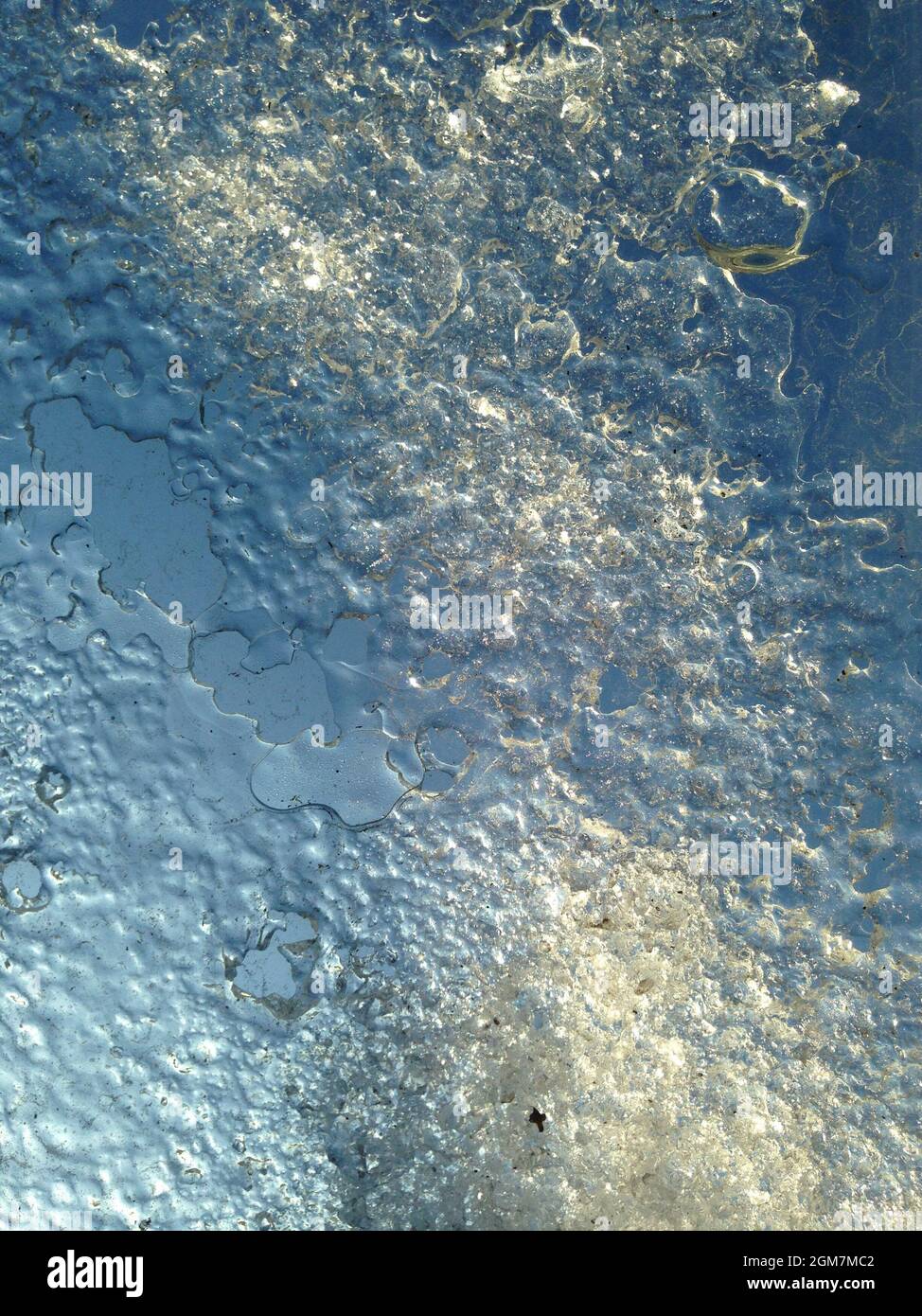 Ickle icicle melting driping drops winter snow Stock Photo