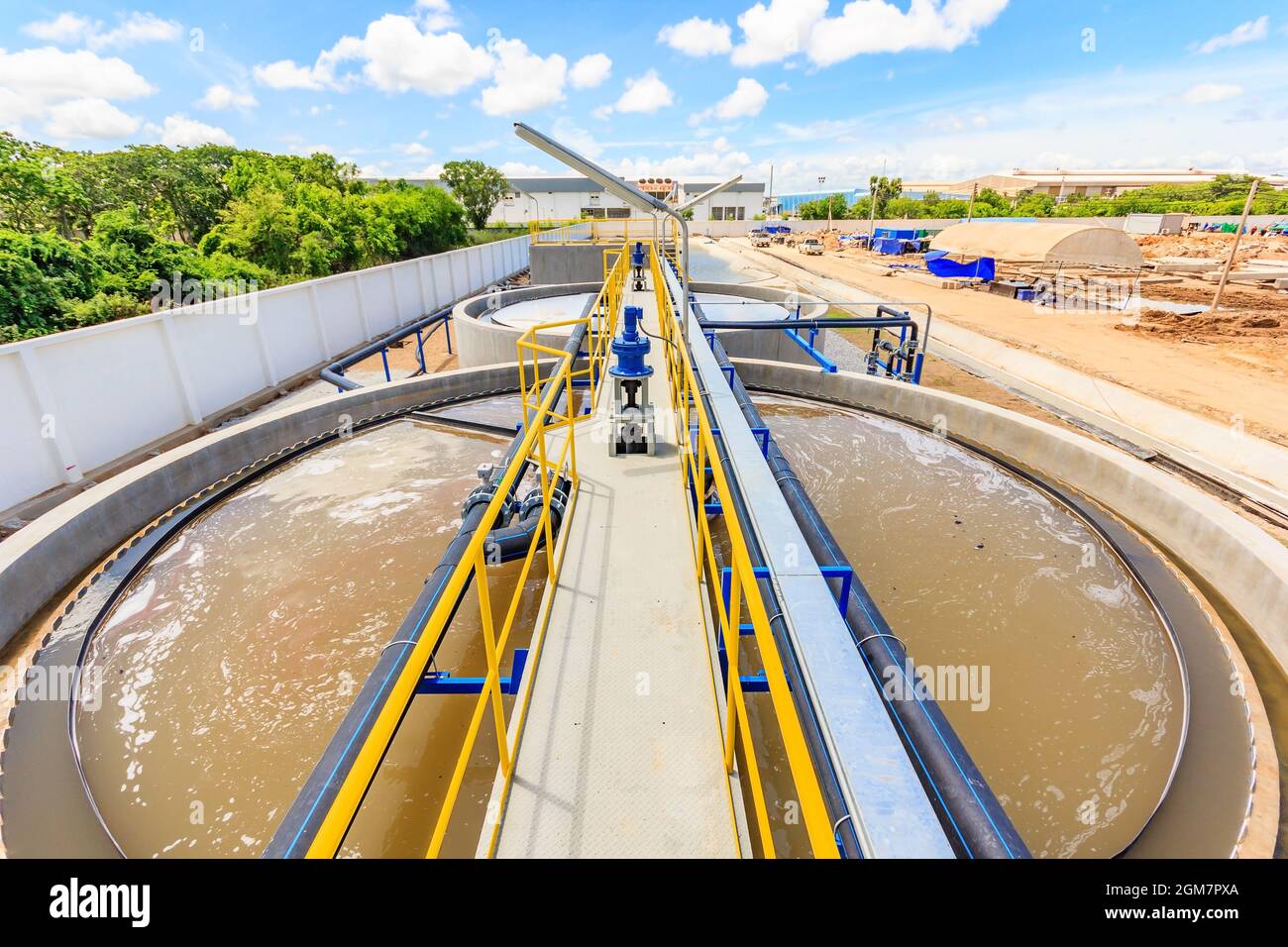 The Solid Contact Clarifier Tank type Sludge Recirculation process in