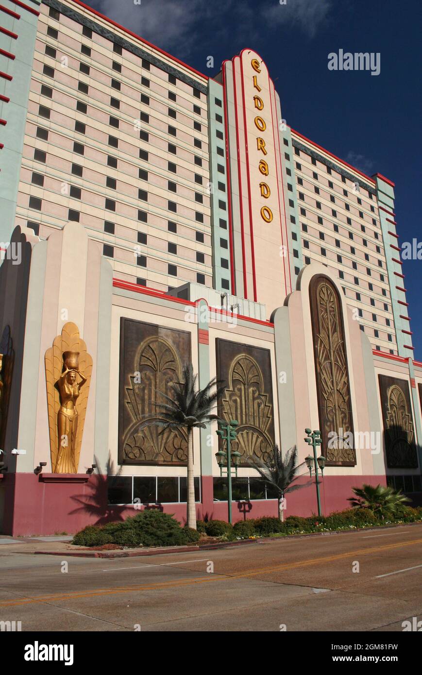 Shreveport, Louisiana: Eldorado Hotel and Casino located in Shreveport Louisiana near the Red River Stock Photo