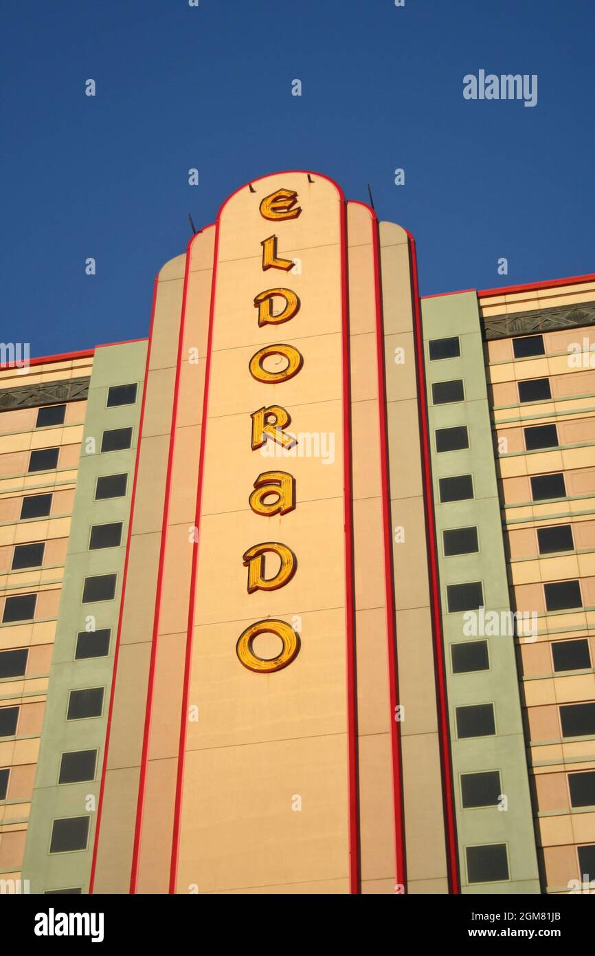 Shreveport, Louisiana: Eldorado Hotel and Casino located in Shreveport Louisiana near the Red River Stock Photo
