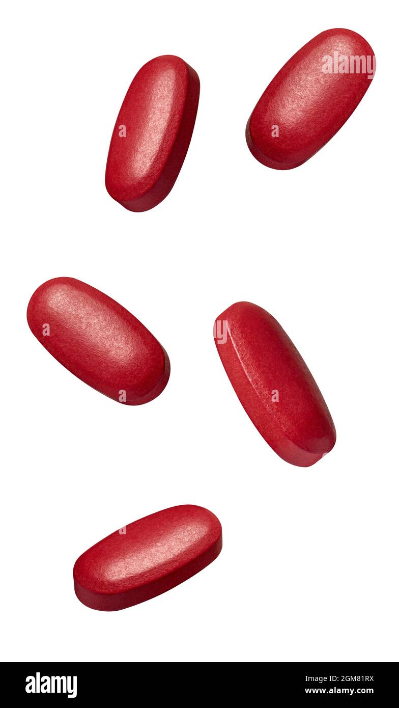 red pill medical drug medication Stock Photo Alamy