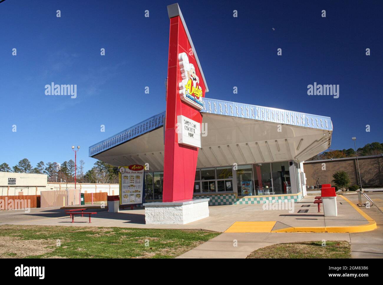 Tyler, TX Andy's Frozen Custard located on South Broadway in Tyler,TX