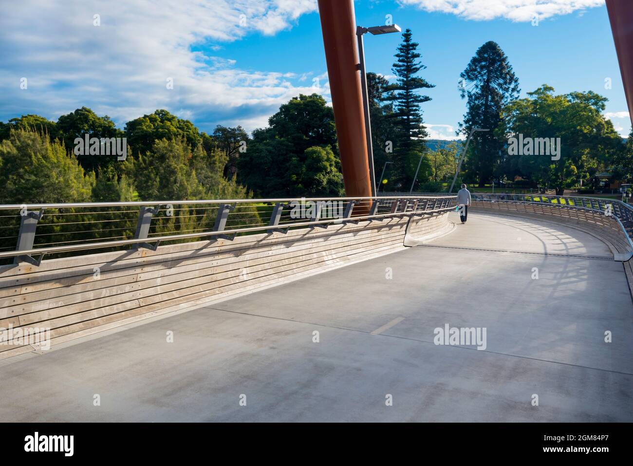 Triangular steel warren truss bridge hi-res stock photography and ...