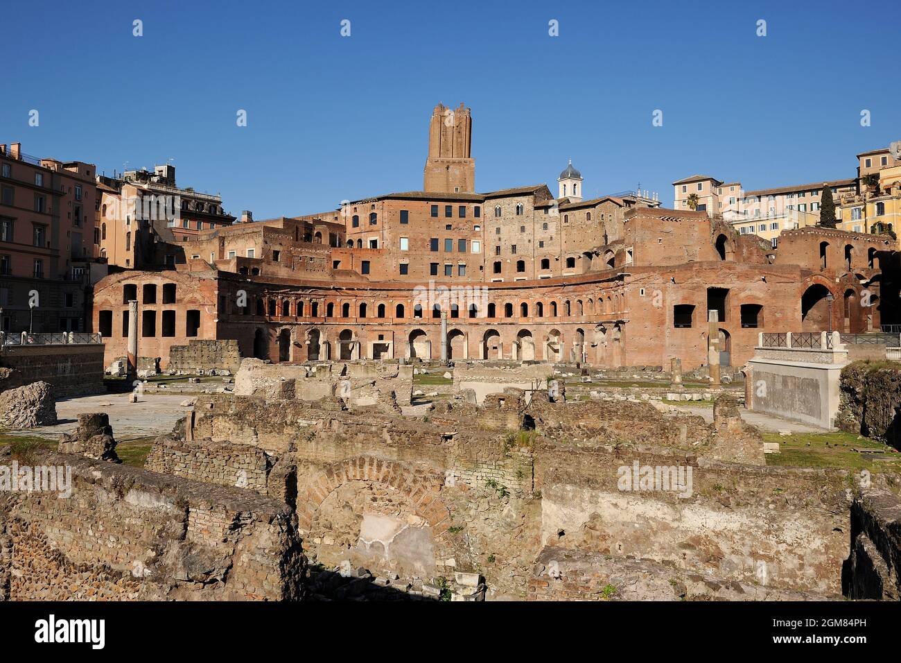 Trajan's Forum and market, Rome, Italy Stock Photo