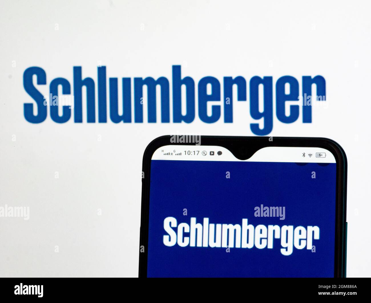 Schlumberger logo hi-res stock photography and images - Alamy