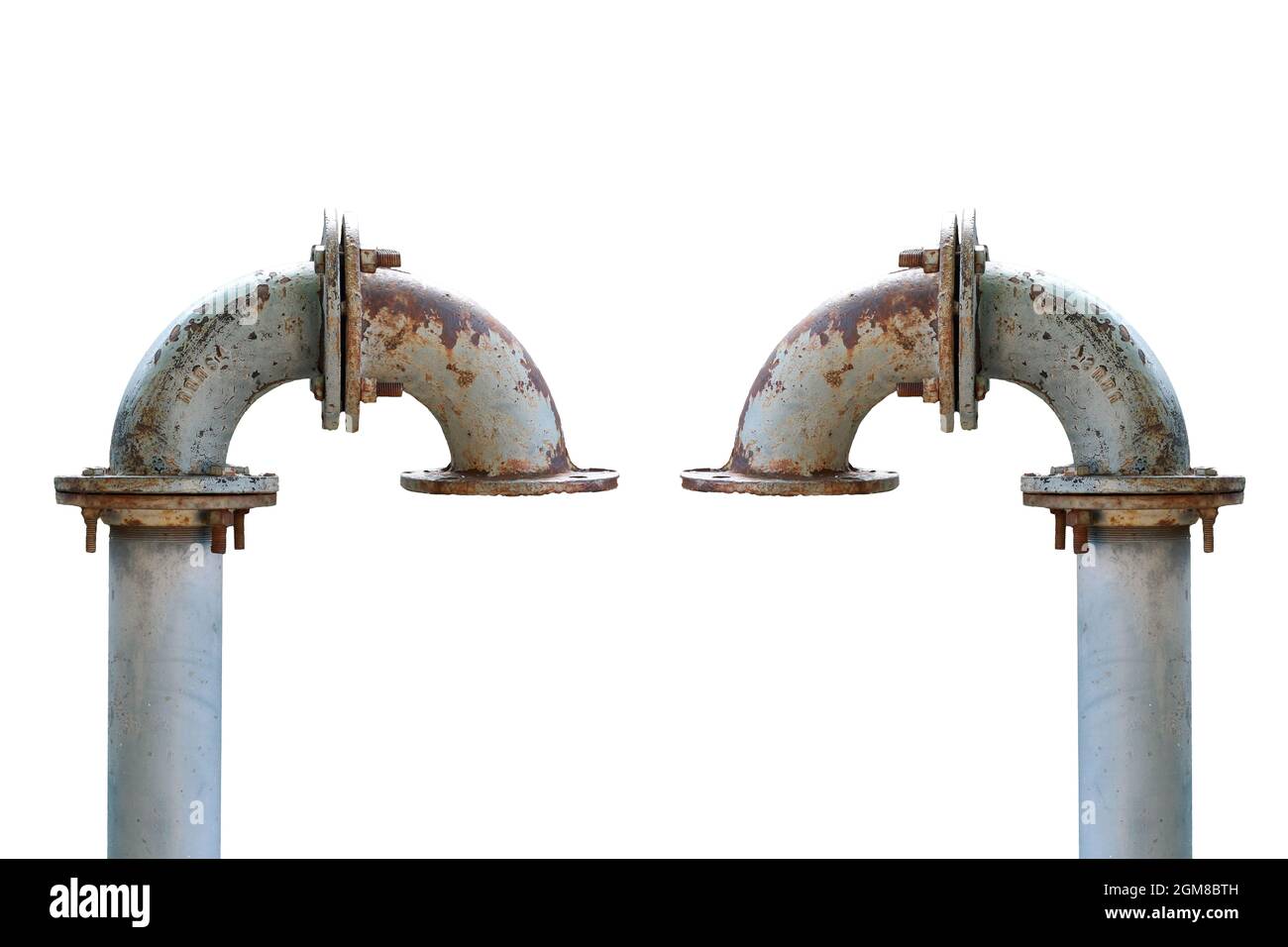 Burst pipe Cut Out Stock Images & Pictures - Alamy